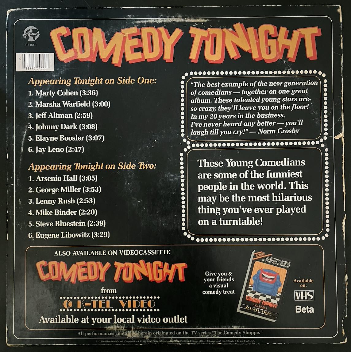 Episode 2: Sam Brown listens to "Comedy Tonight" episode artwork
