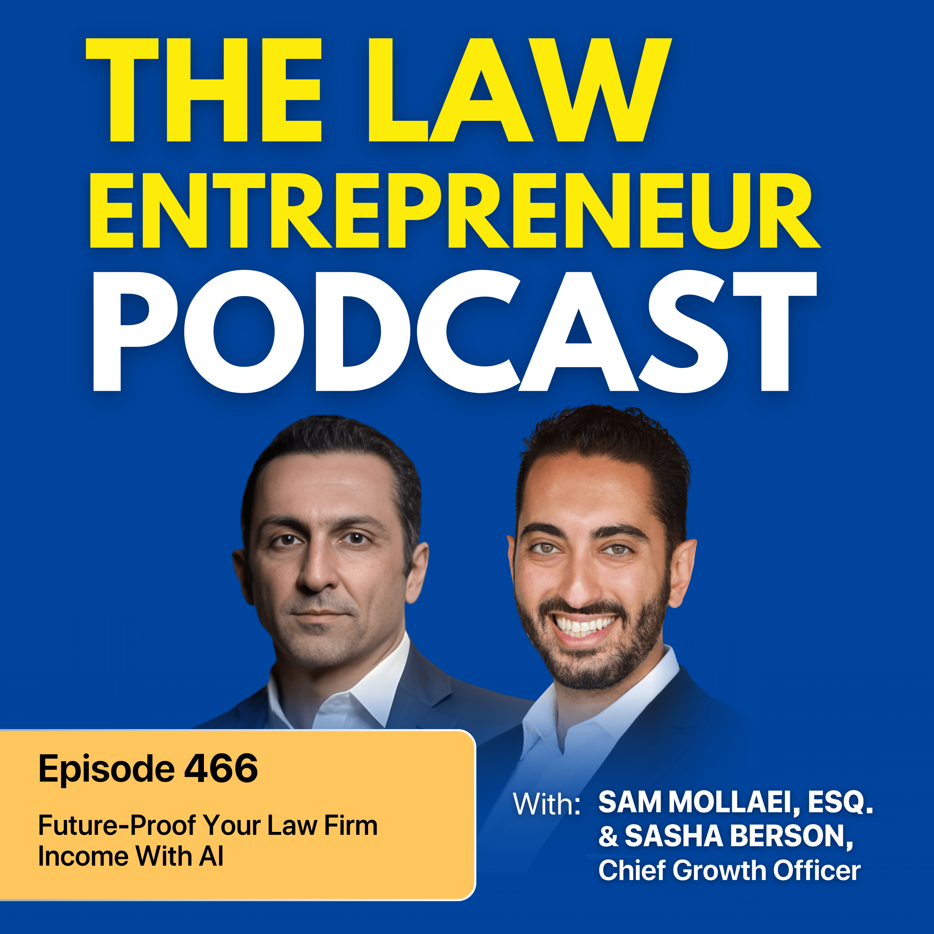 466. Future-Proof Your Law Firm Income With AI