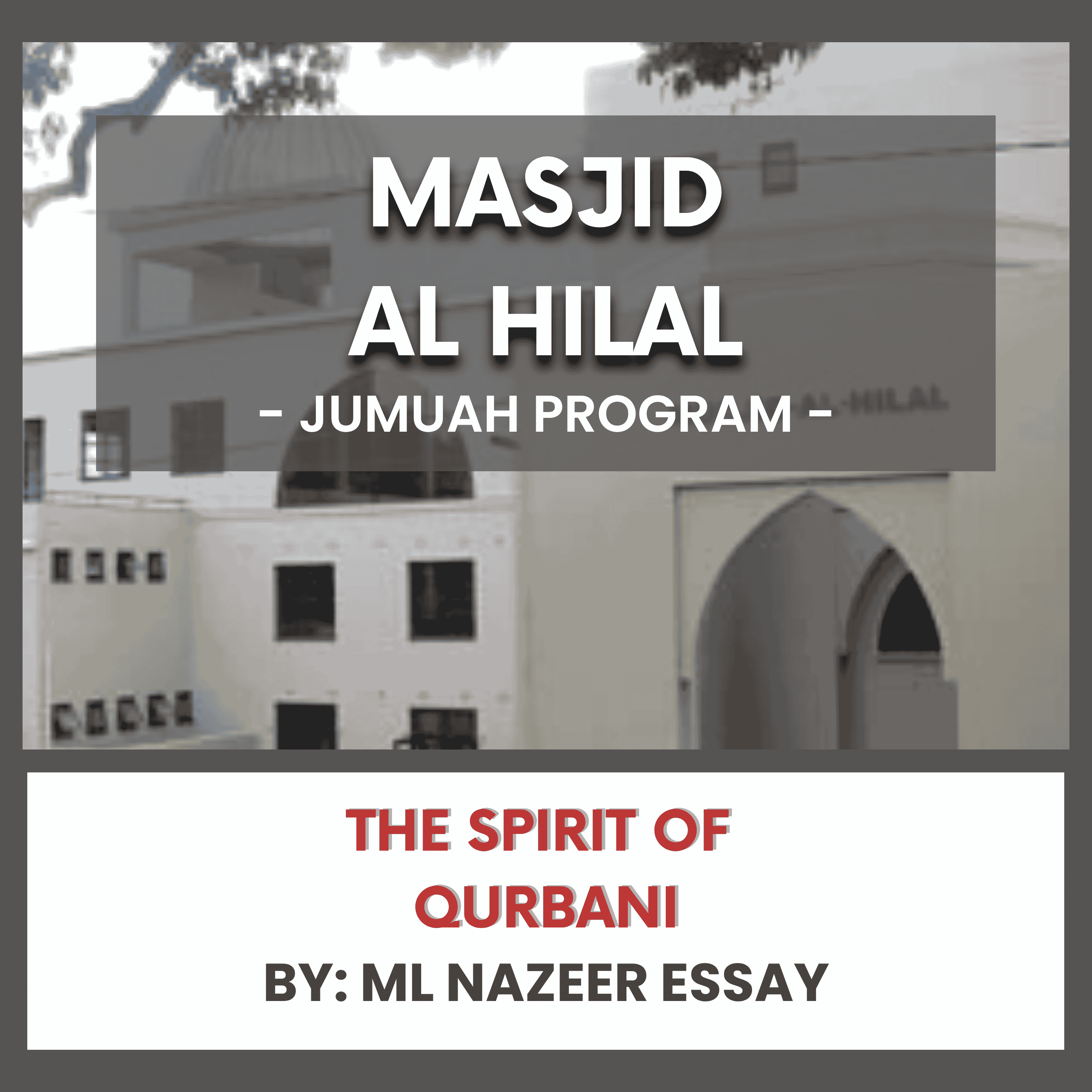 The Spirit of Qurbani by ML Nazeer Essay episode artwork
