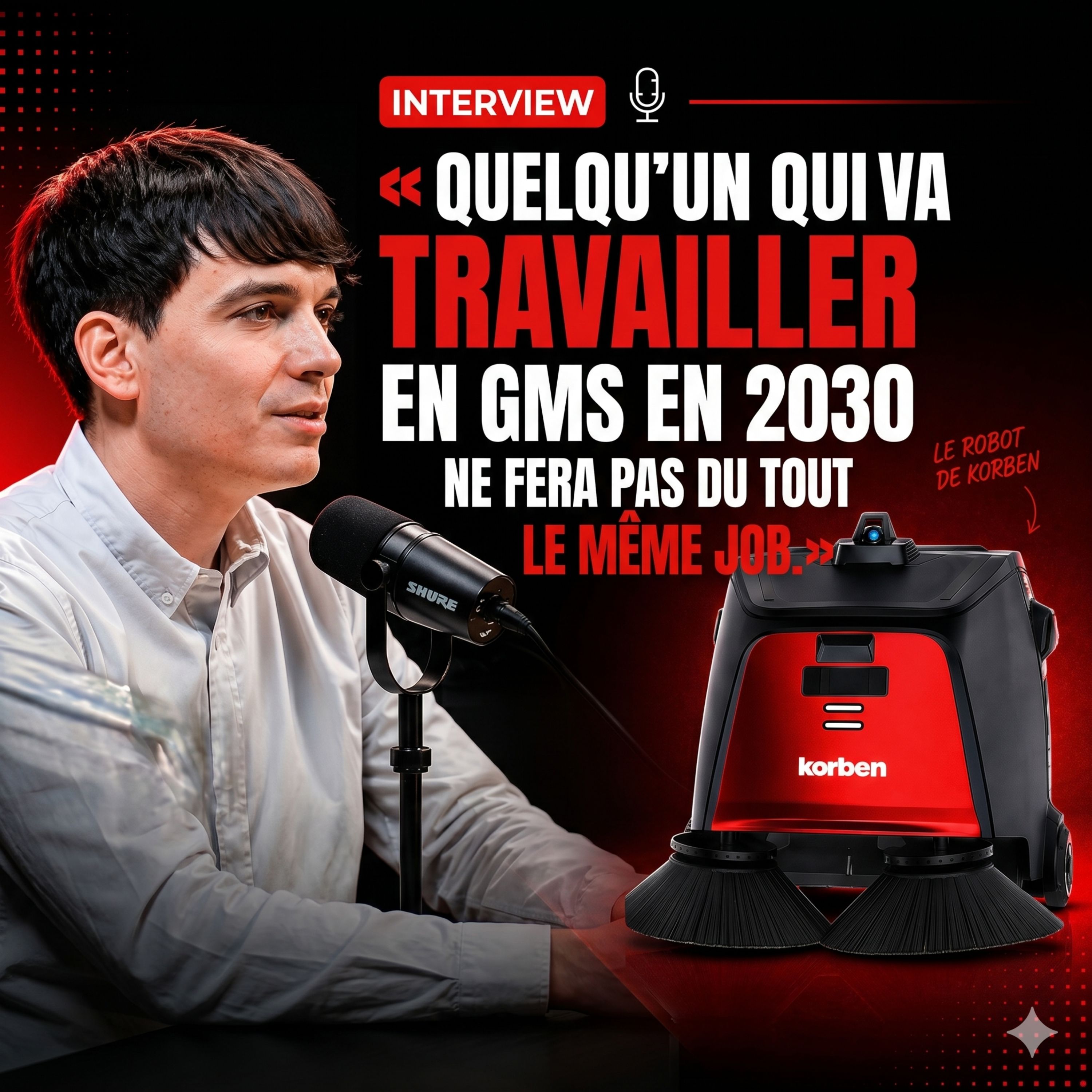 Pourquoi les robots vont envahir la grande distribution - avec Lucas Goumarre, CEO & Co-fondateur de Korben episode artwork