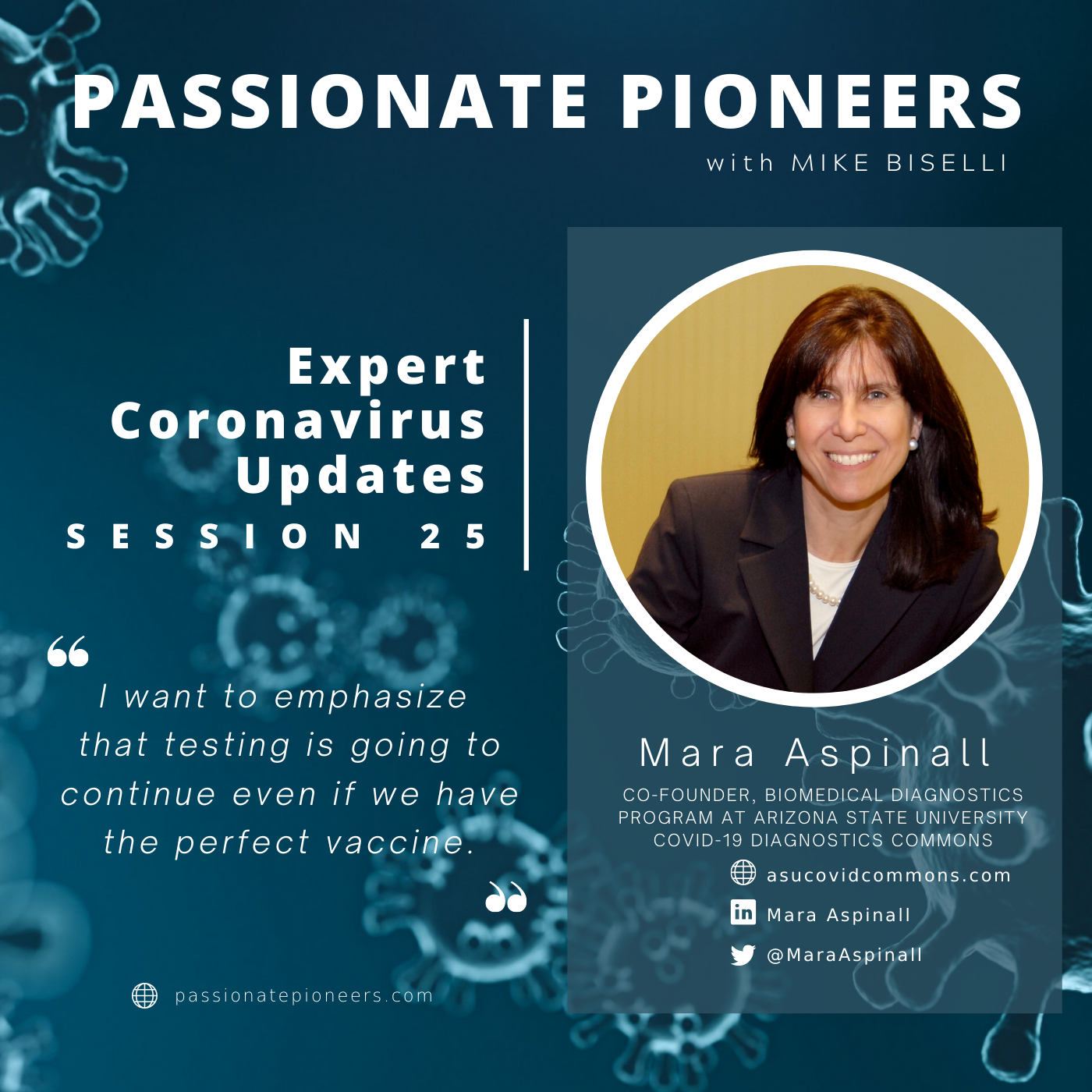Expert Coronavirus Updates with Mara Aspinall | Session 25