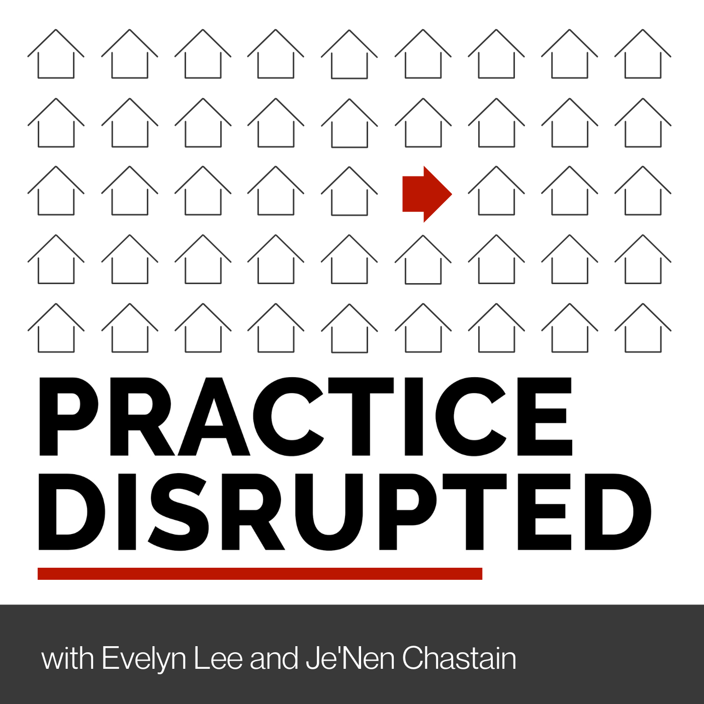 Artwork for podcast Practice Disrupted with Evelyn Lee and Je'Nen Chastain
