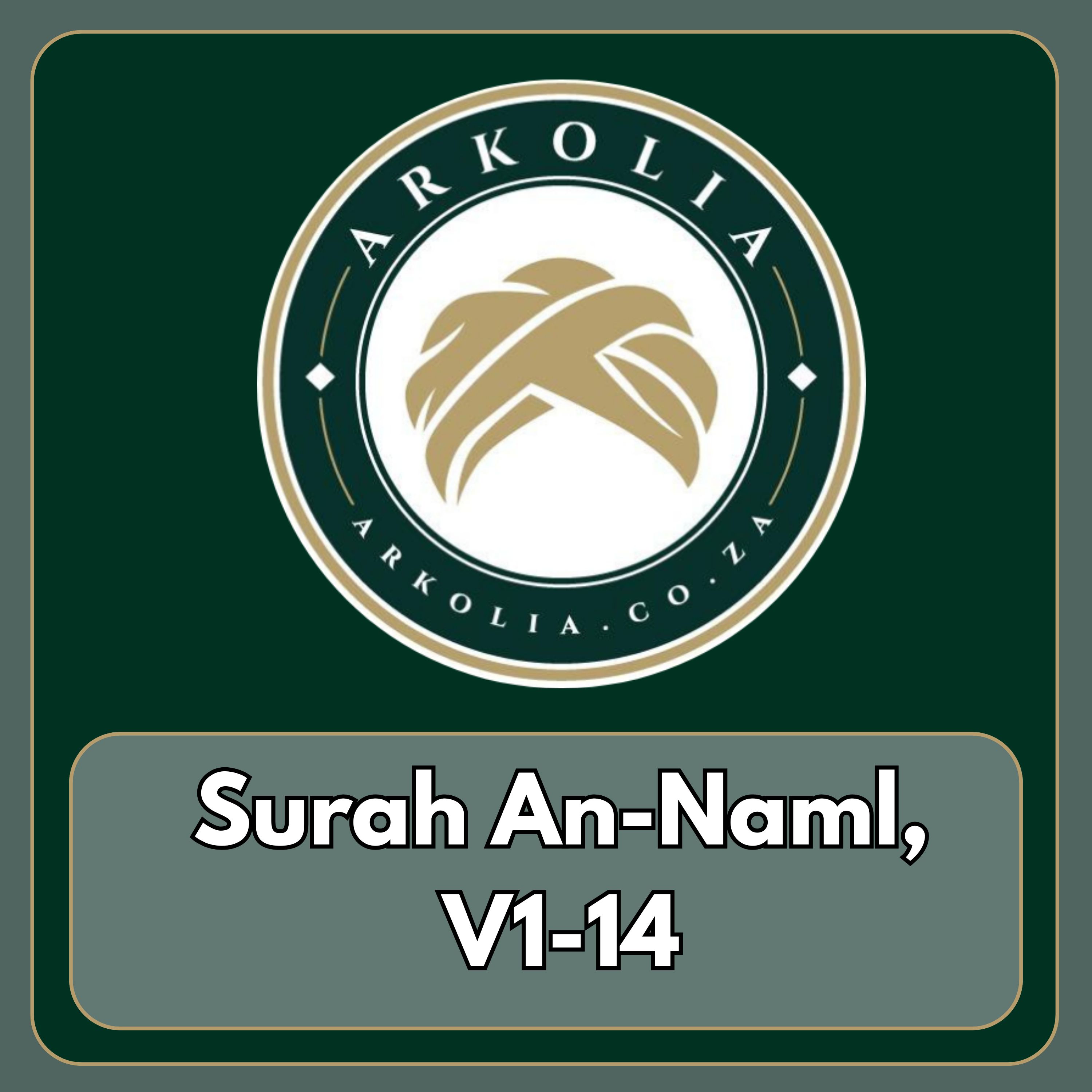Surah An-Naml, V1-14 episode artwork