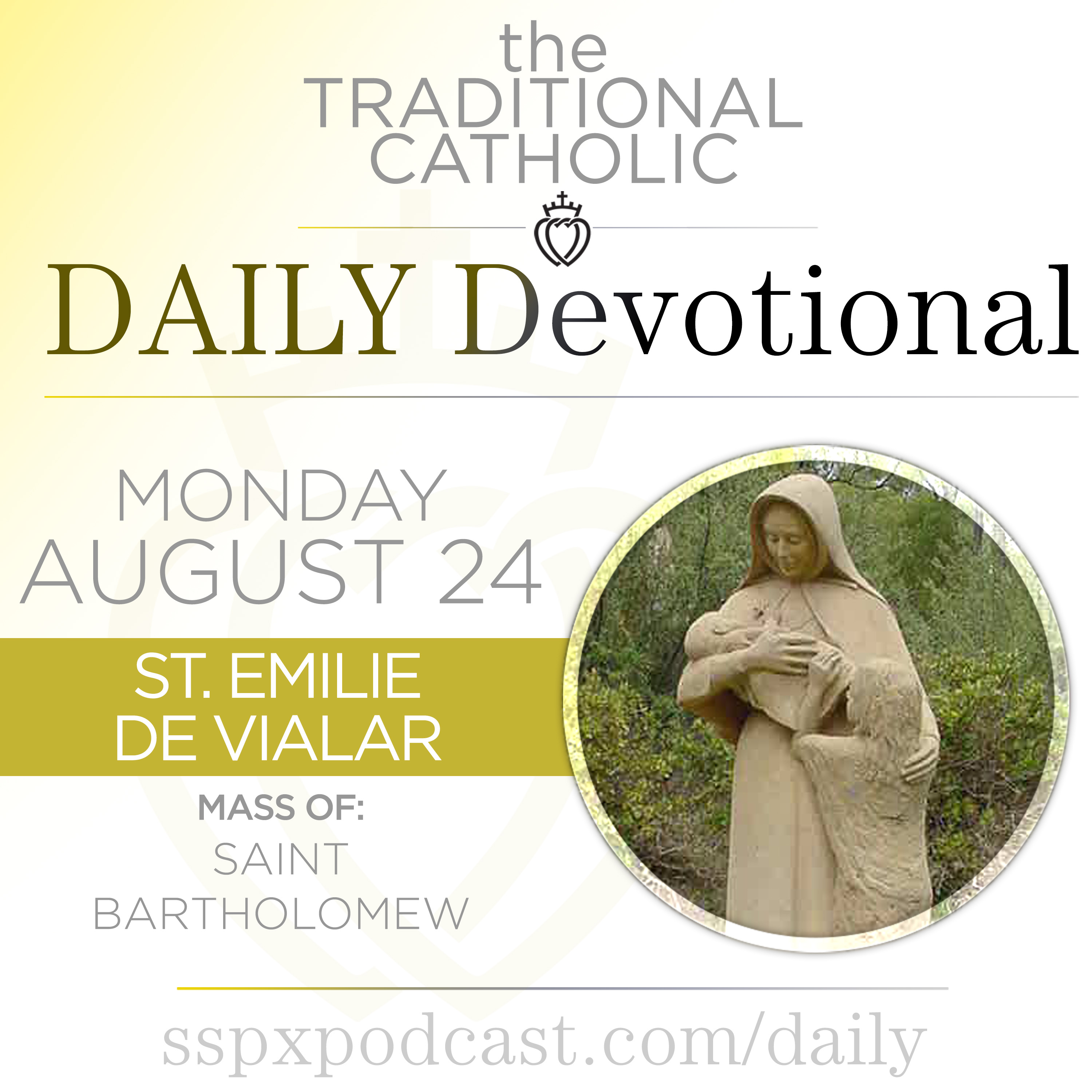 Aug 24 – S Batholomew / S Émilie de Vialar episode artwork