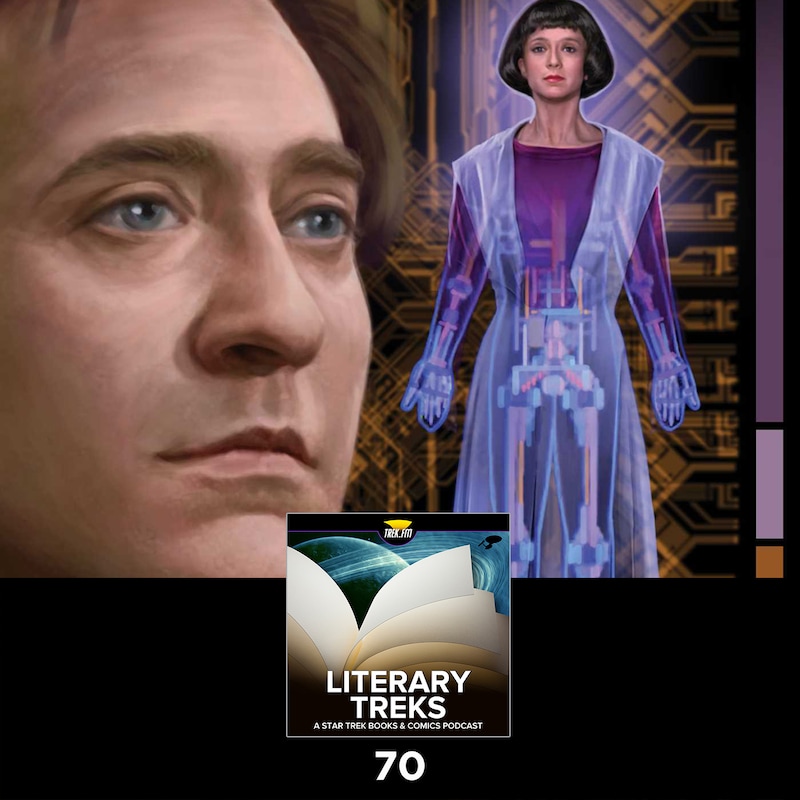 Artwork for podcast Literary Treks: A Star Trek Books and Comics Podcast