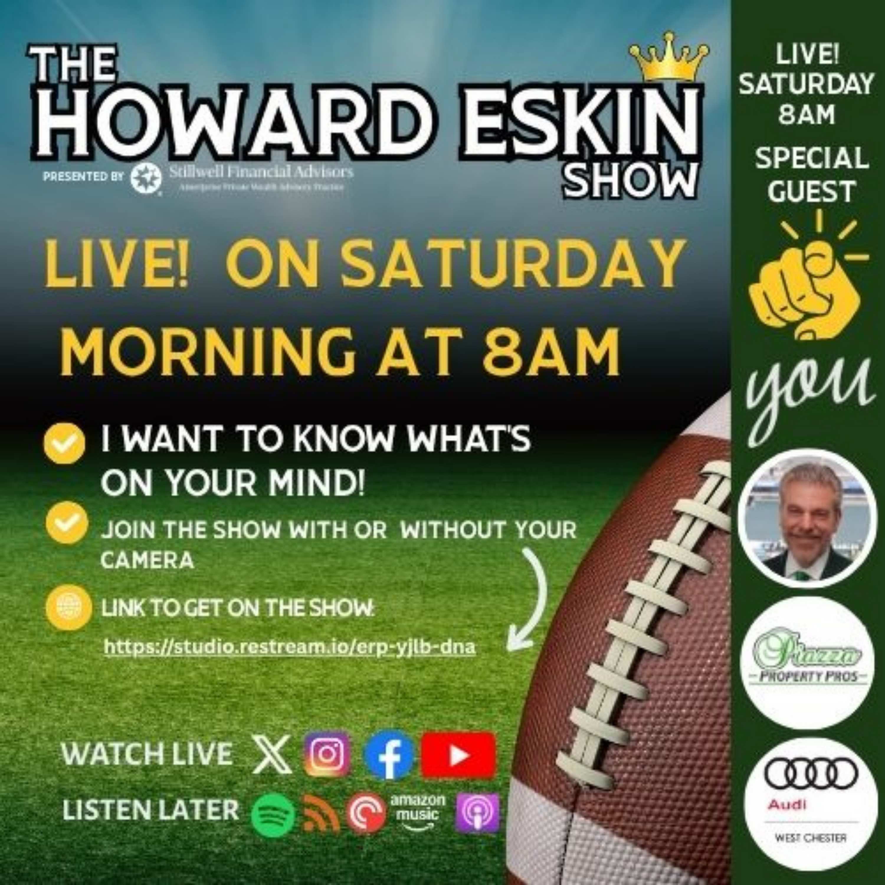 The Howard Eskin Show - #74 - Sports Talk with YOU! episode artwork
