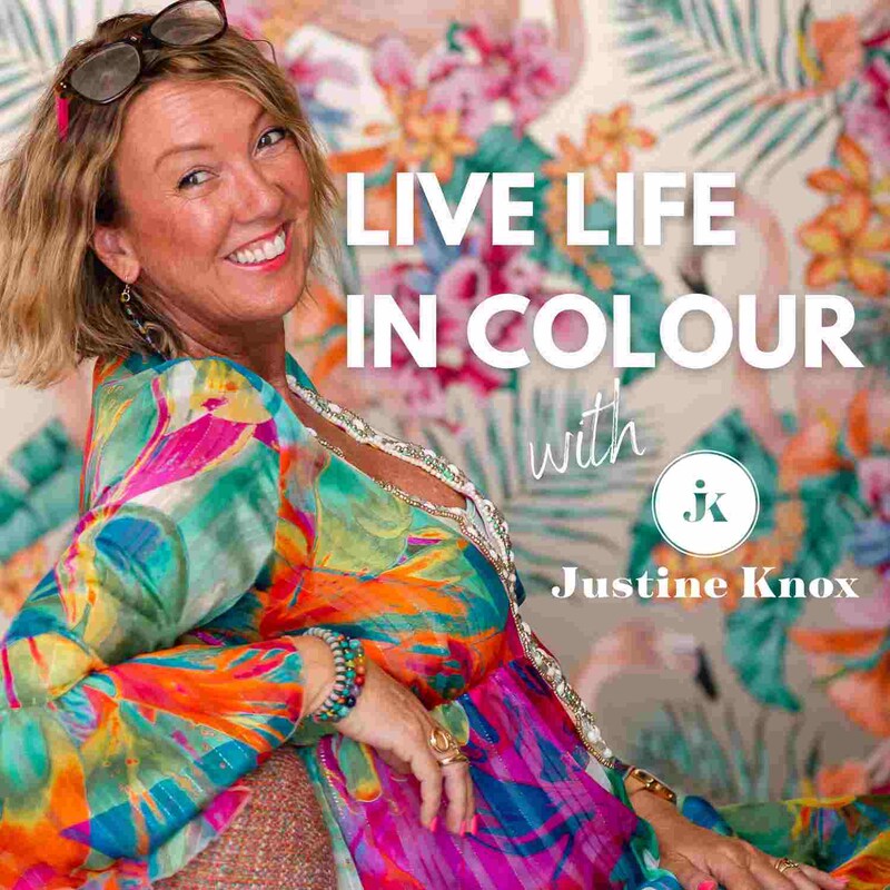 Artwork for podcast Live Life in Colour with Justine Knox