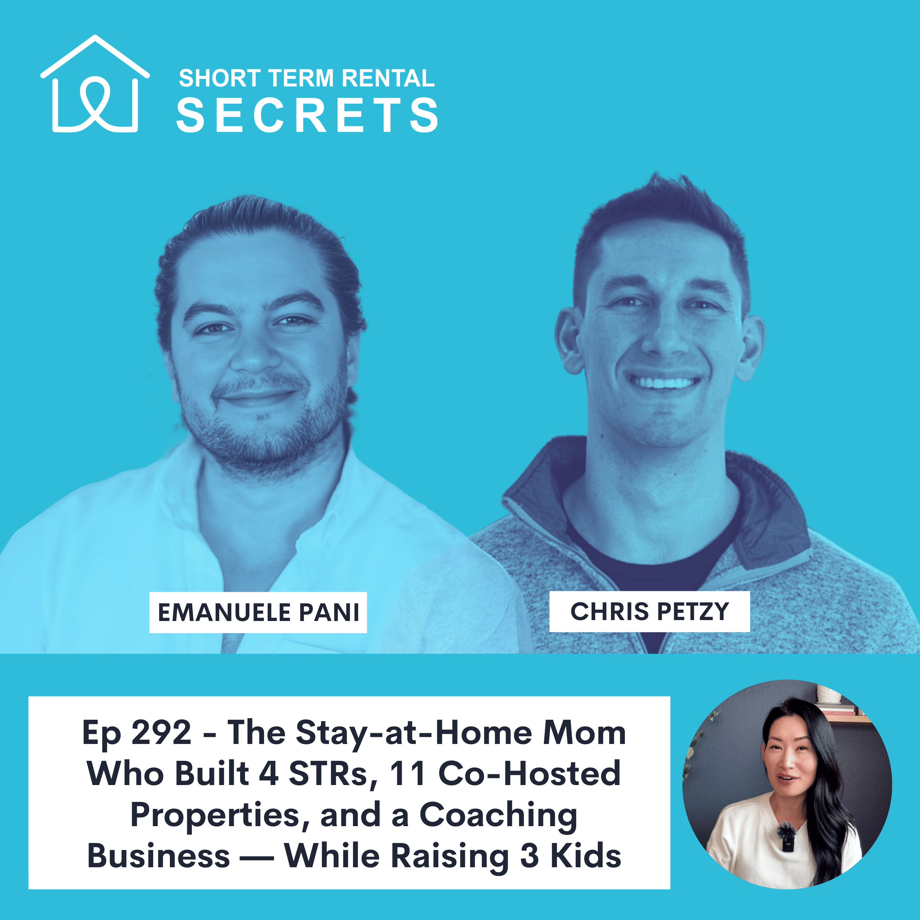 The Stay-at-Home Mom Who Built 4 STRs, 11 Co-Hosted Properties, and a Coaching Business — While Raising 3 Kids Episode cover