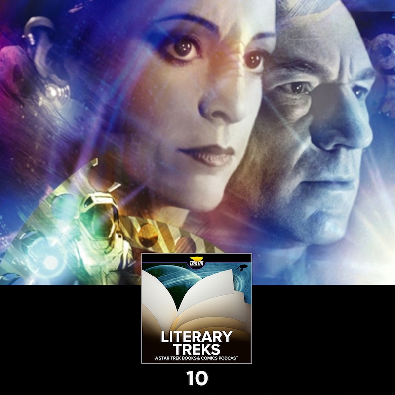 Artwork for podcast Literary Treks: A Star Trek Books and Comics Podcast