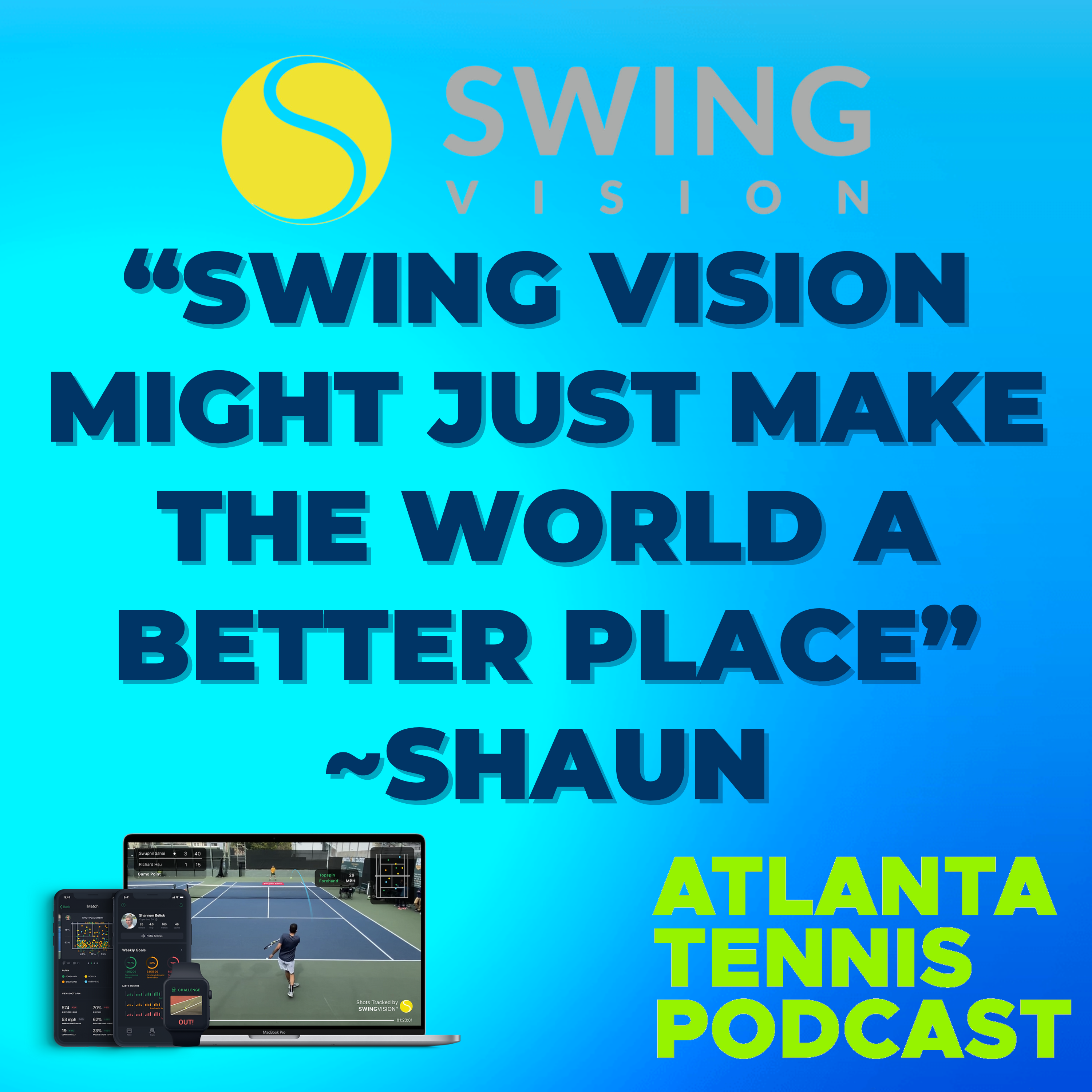 Swing Vision brings automated stats, match highlights, and line calls to every tennis player