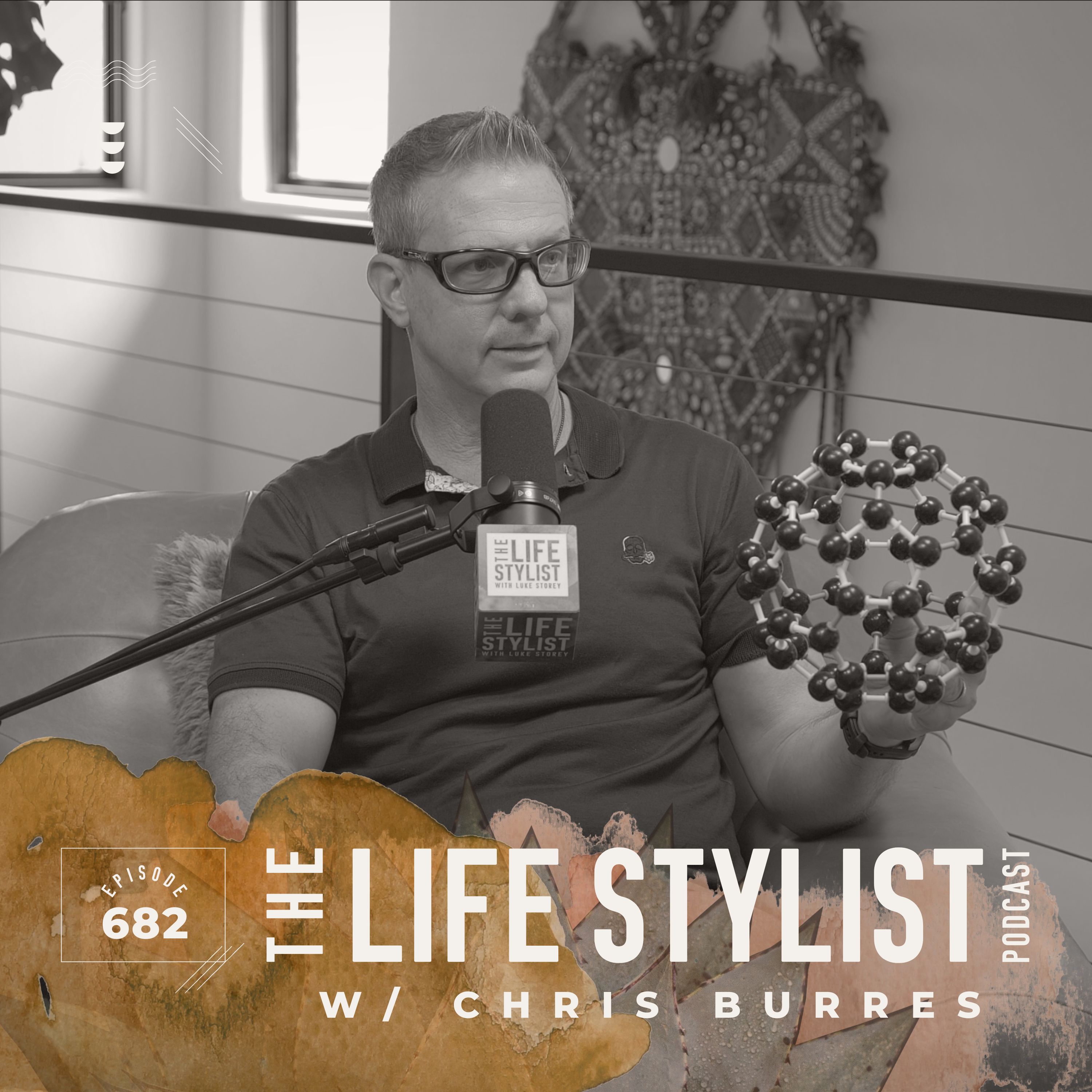 682. This Molecule Gets into Your Mitochondria & Fixes Sleep, Focus, & Jet Lag w/ Chris Burres episode artwork