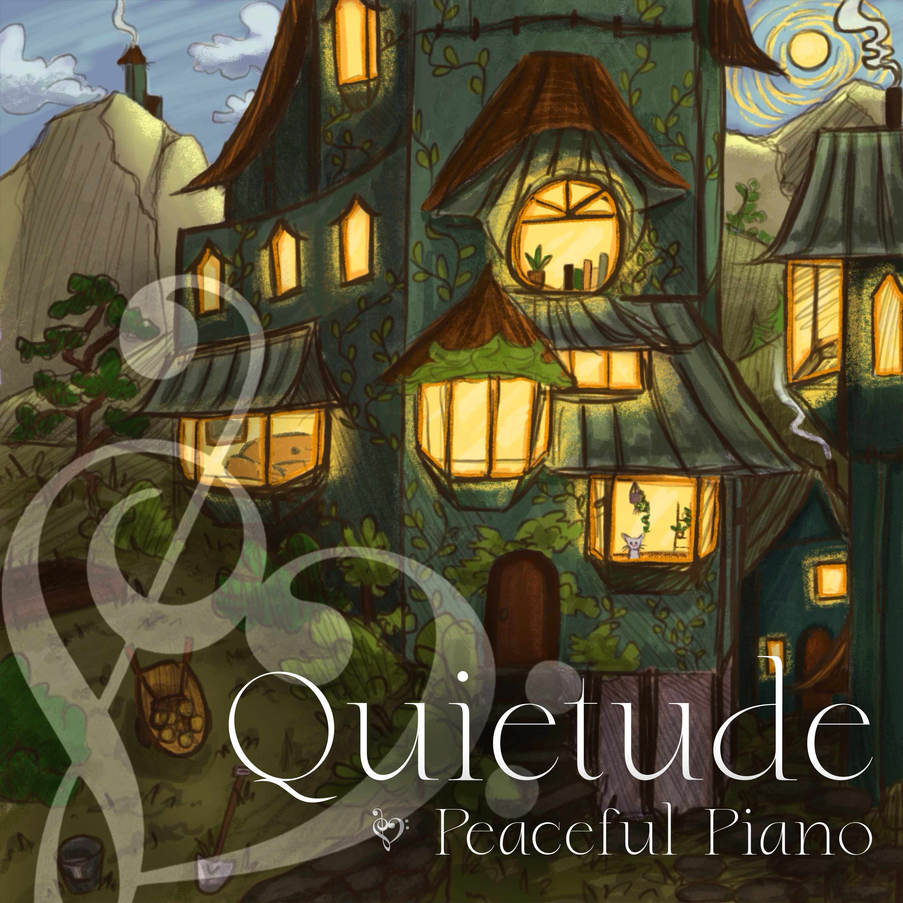 Peaceful Piano with Morning Birds - 4 Hours - "As Dusk Arrives" episode artwork