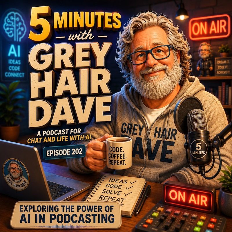 Artwork for podcast 5 Minutes With Grey Hair Dave