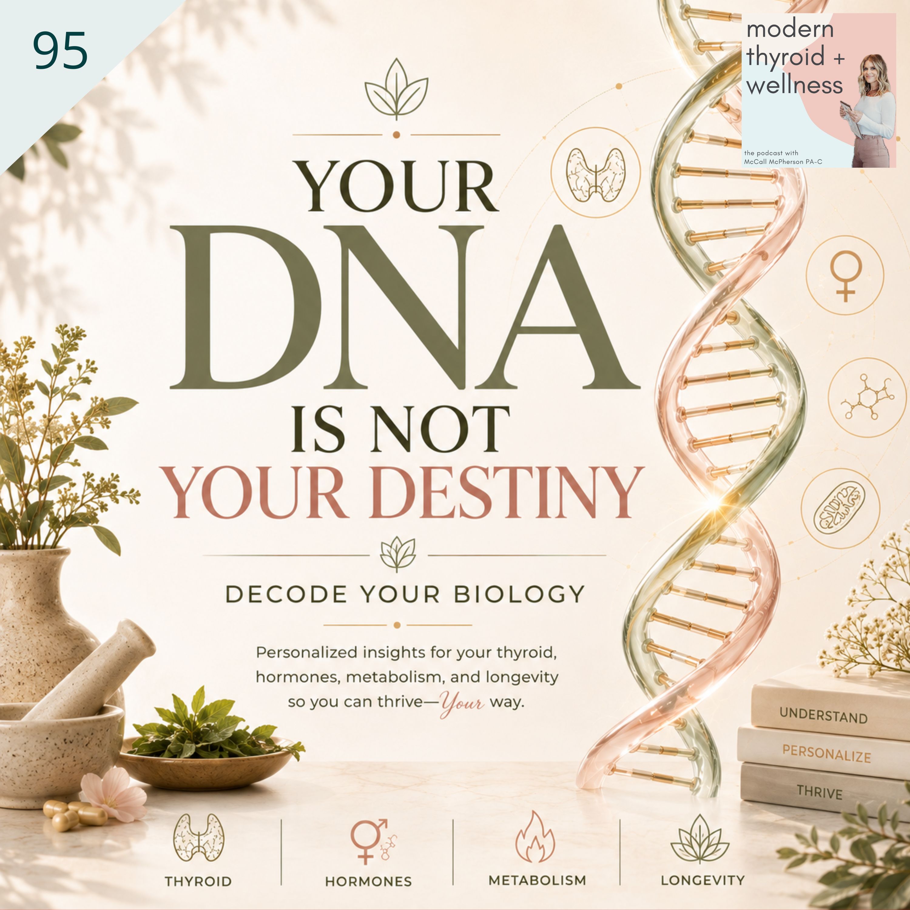 95: Your DNA Is Not Your Destiny: How Genetics Can Personalize Thyroid Health, Hormones, Metabolism, and Longevity with Kashif Khan