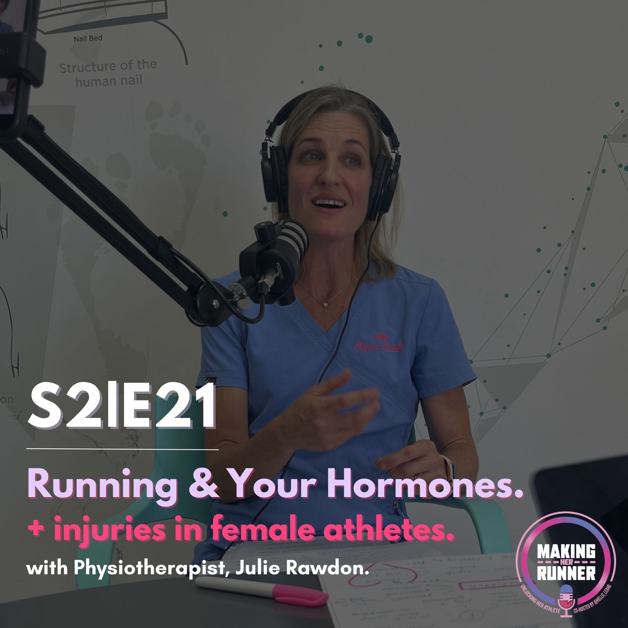 S2E21 Running & Your Hormones + Injuries in Female Athletes, with