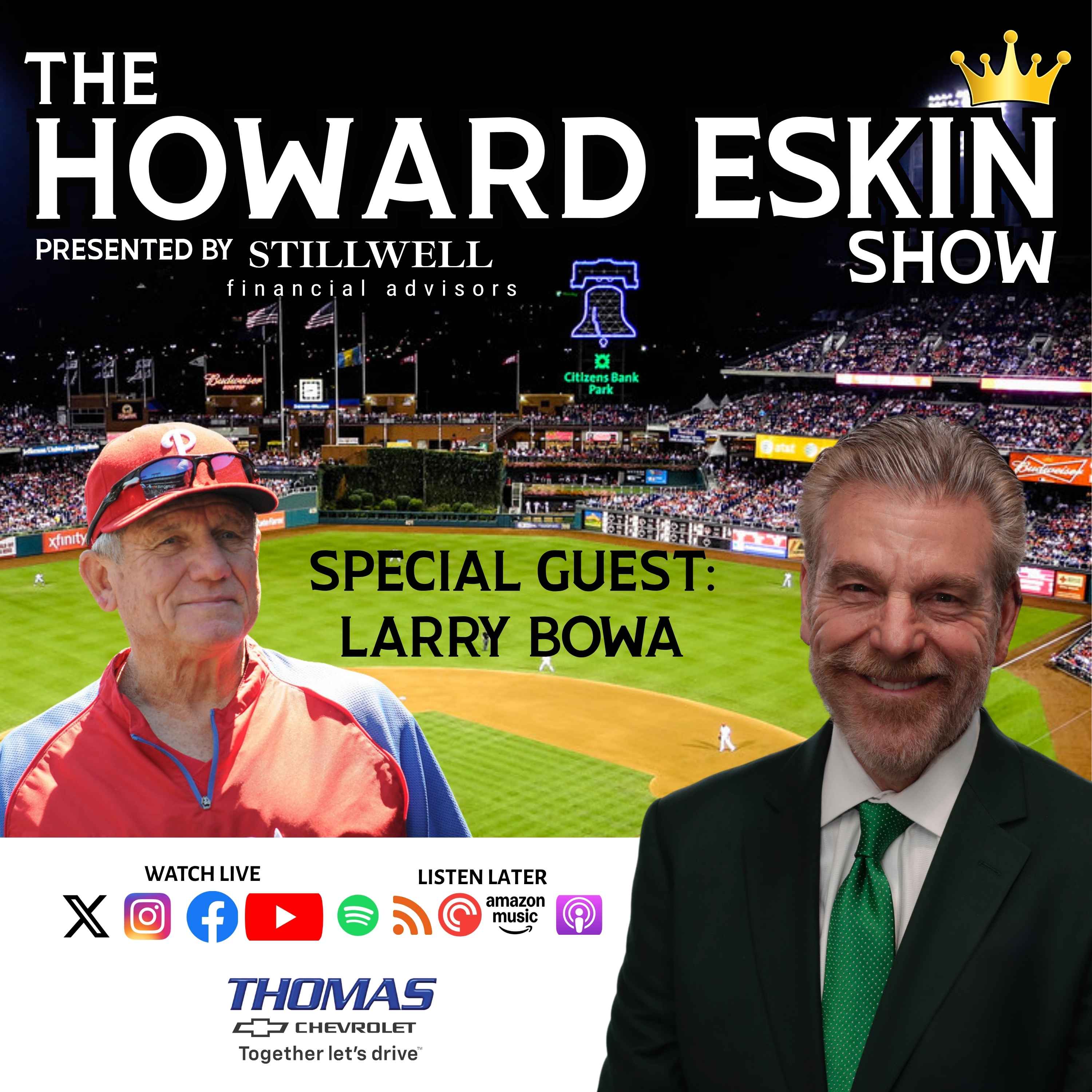 The Howard Eskin Show - #148 - Larry Bowa episode artwork