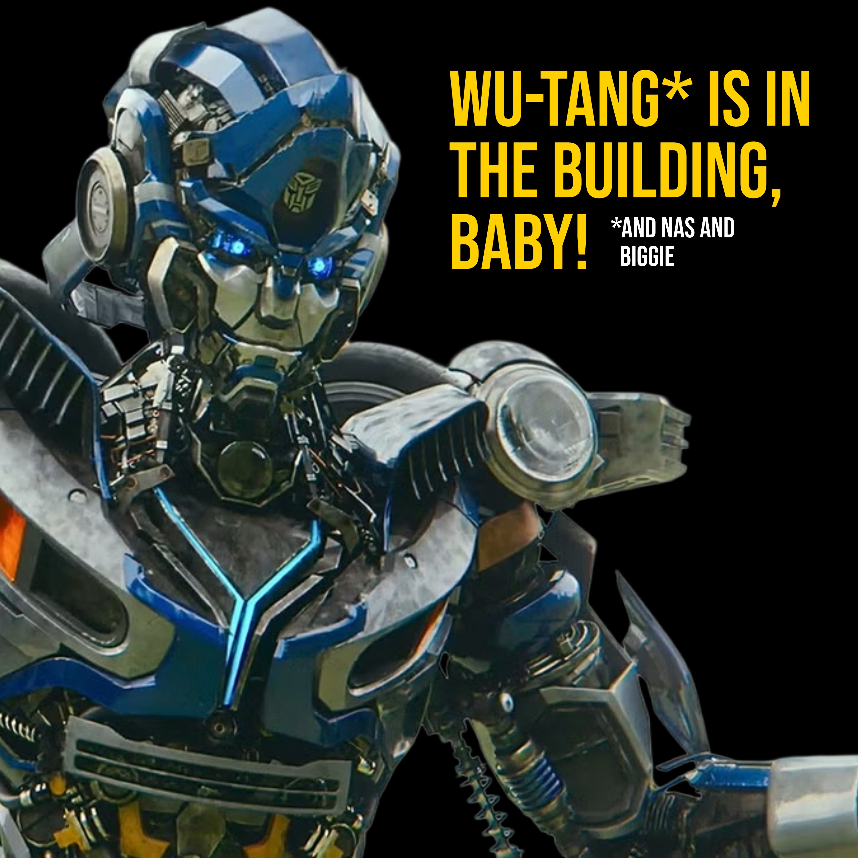 Transformers: Rise of the Beasts is secretly a ’90s hip hop movie episode artwork