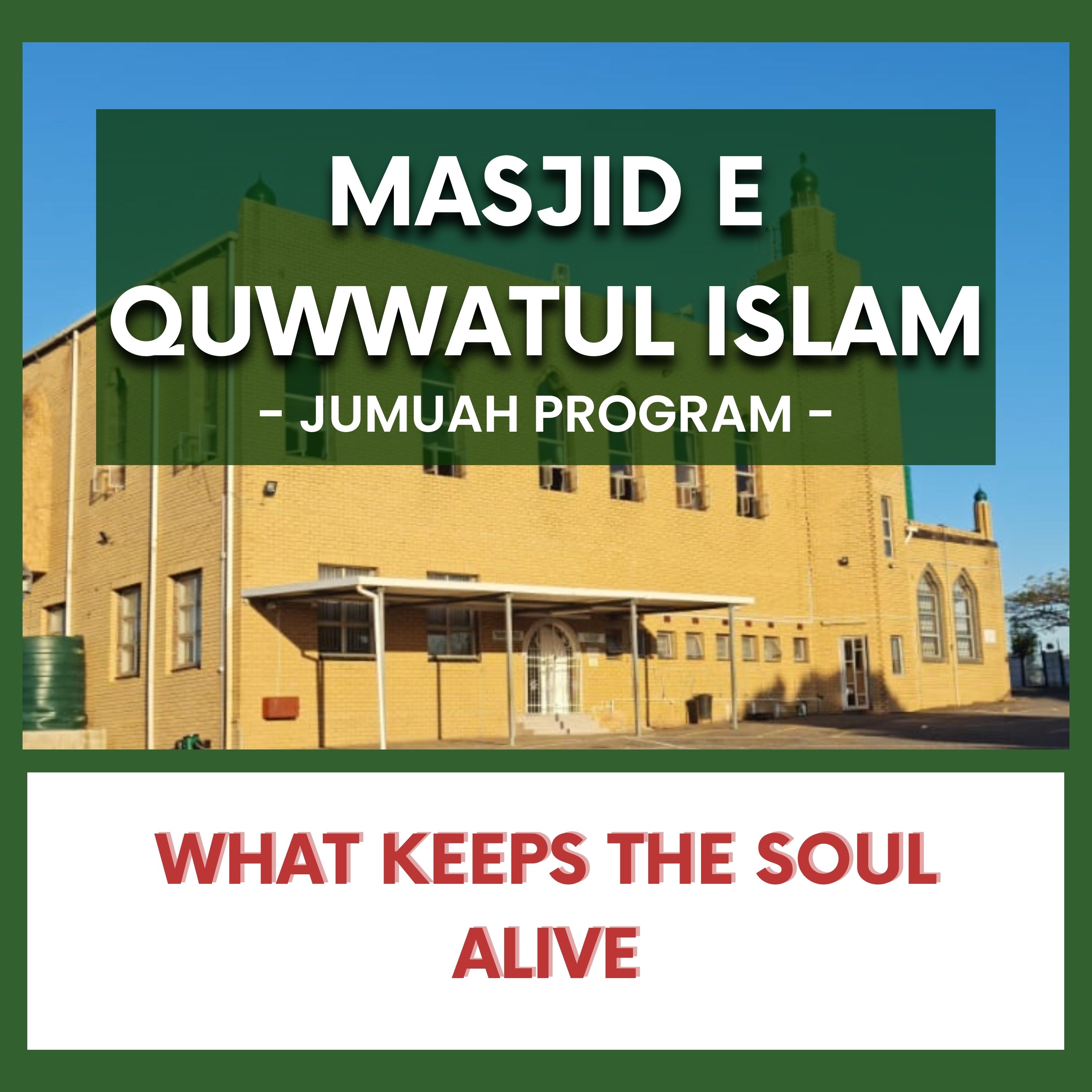 05/12/25 What keeps the soul alive episode artwork