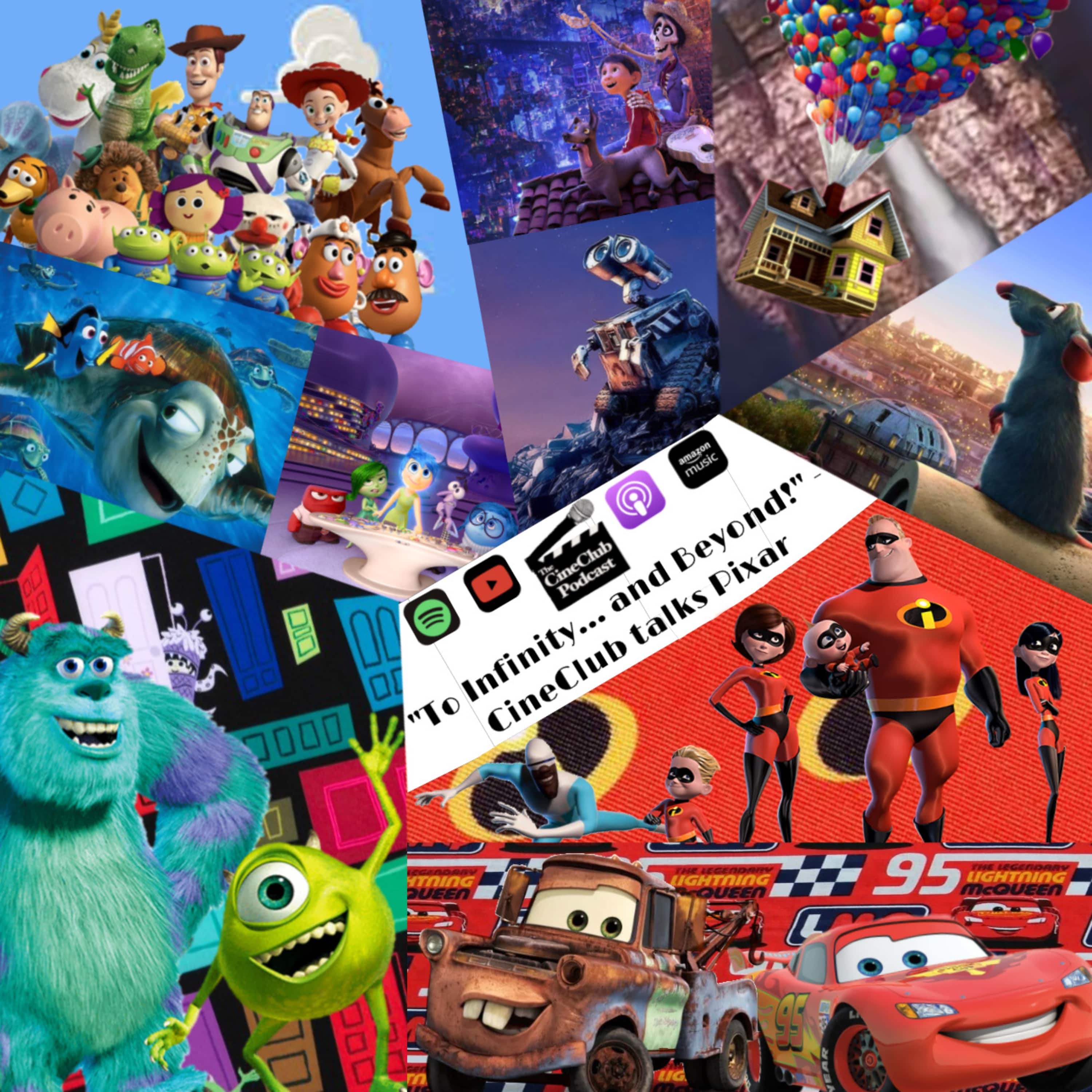 "To Infinity...and Beyond" CineClub talks Pixar episode artwork