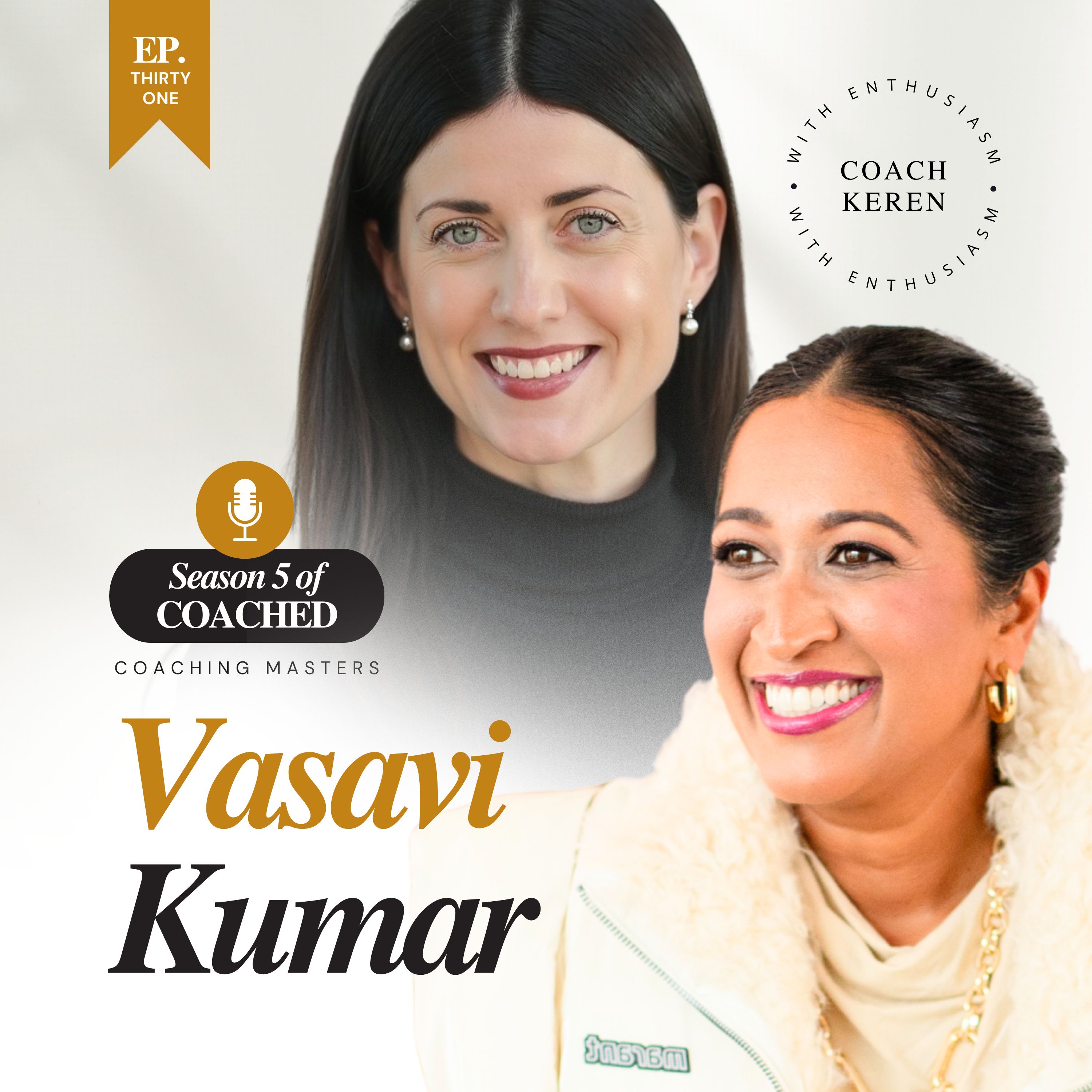 Visibility, truth, and the power of your real voice: Vasavi Kumar is on the Coached Podcast episode artwork