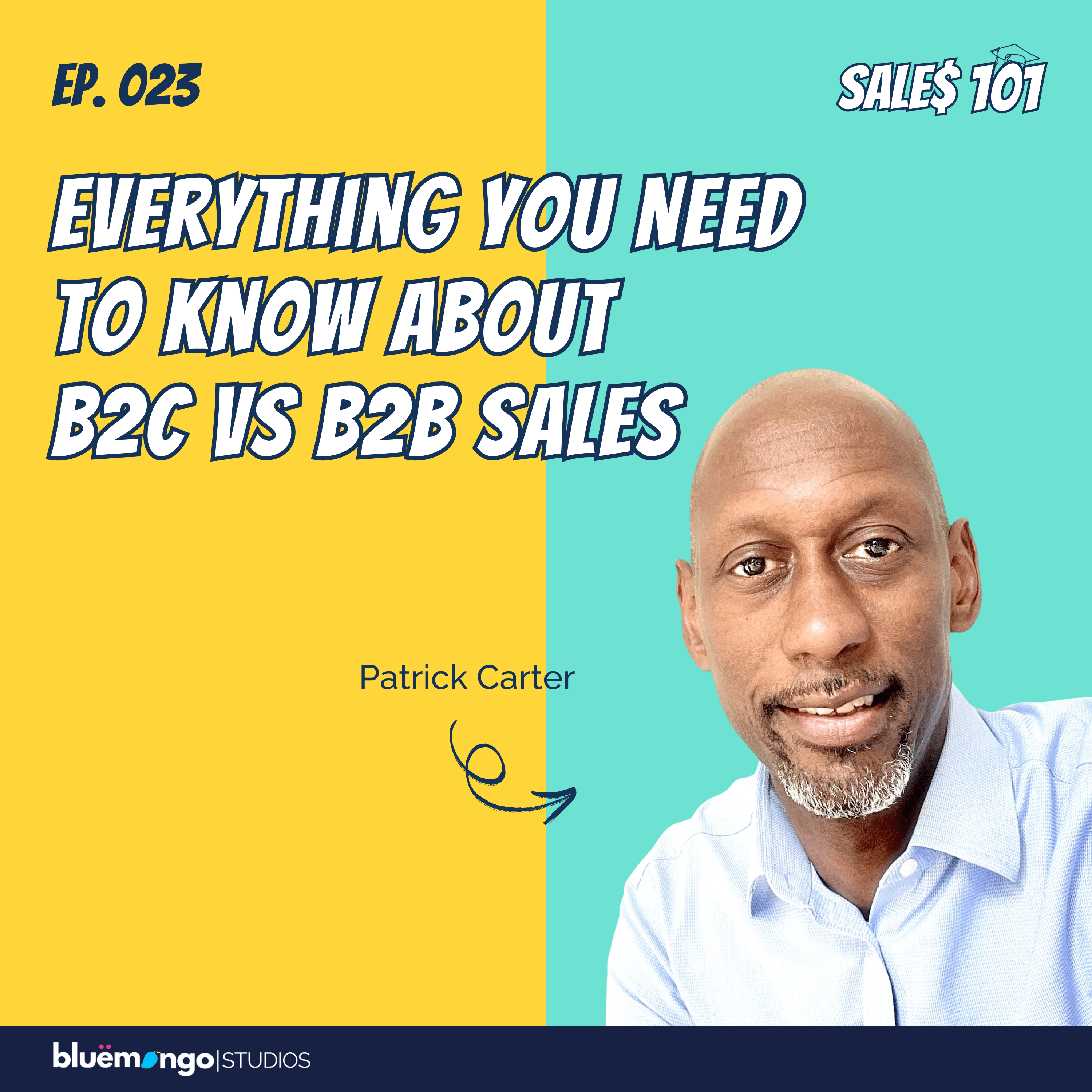 Everything You Need To Know About B2C vs B2B Sales | Patrick Carter - 23 episode artwork