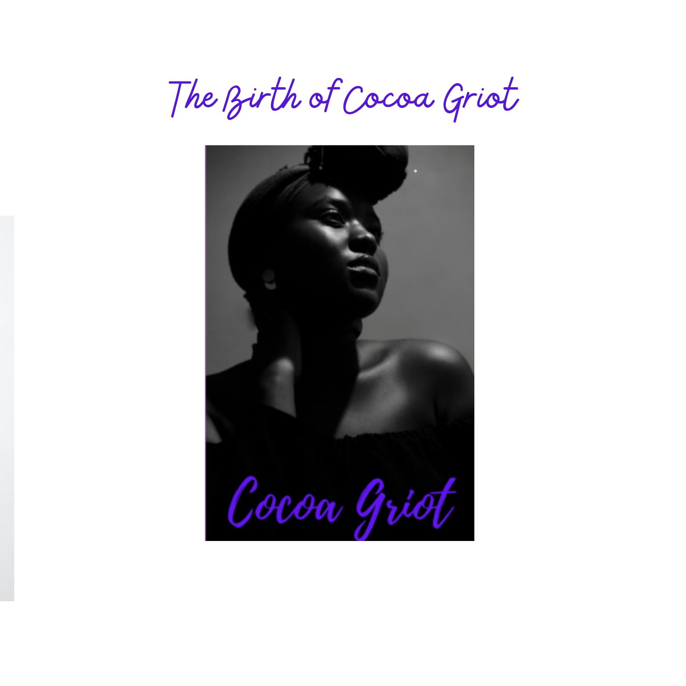 Artwork for podcast Cocoa Griot- Let "auntie" wisdom and energy keep you uplifted!