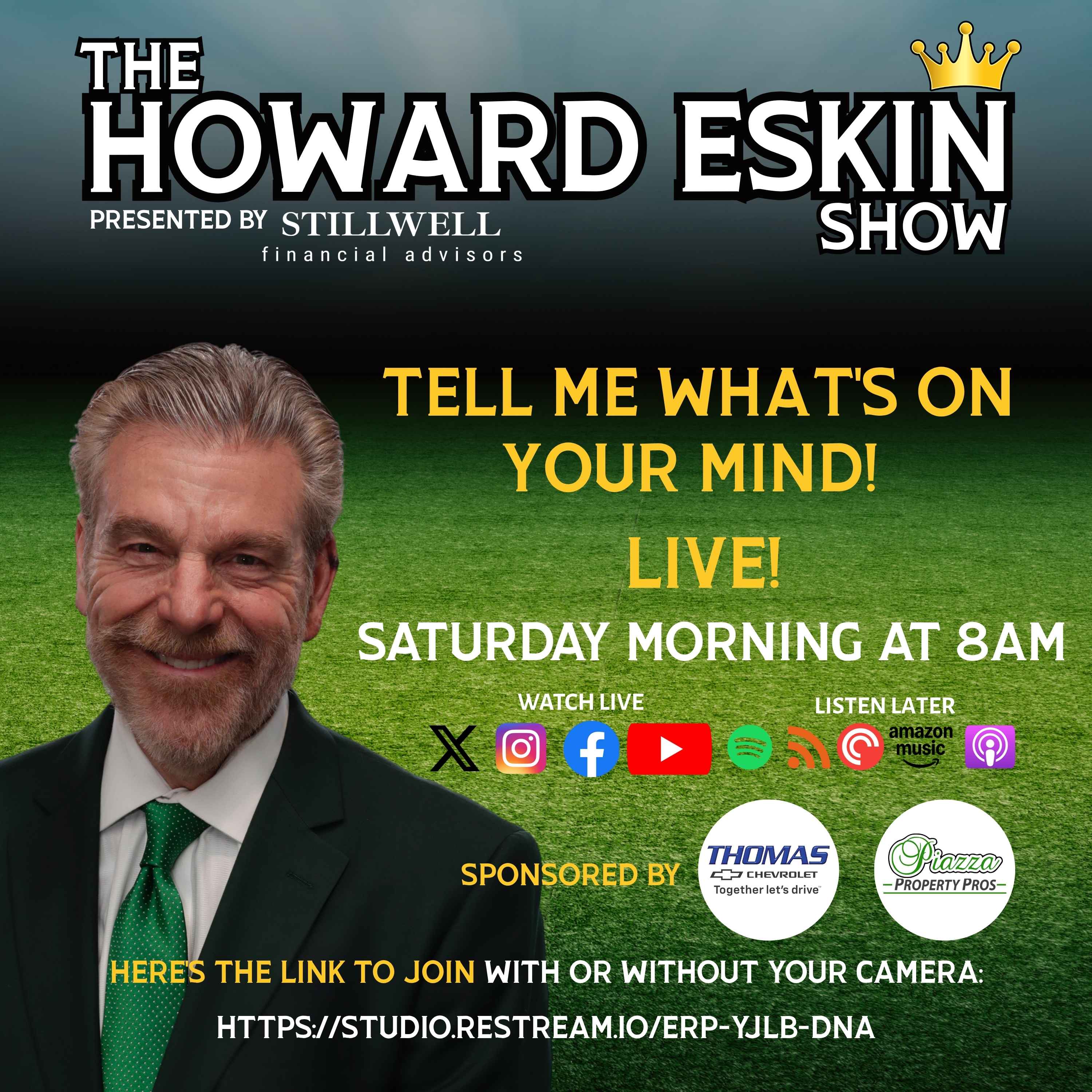 The Howard Eskin Show - #139 - Sports Talk with YOU! episode artwork