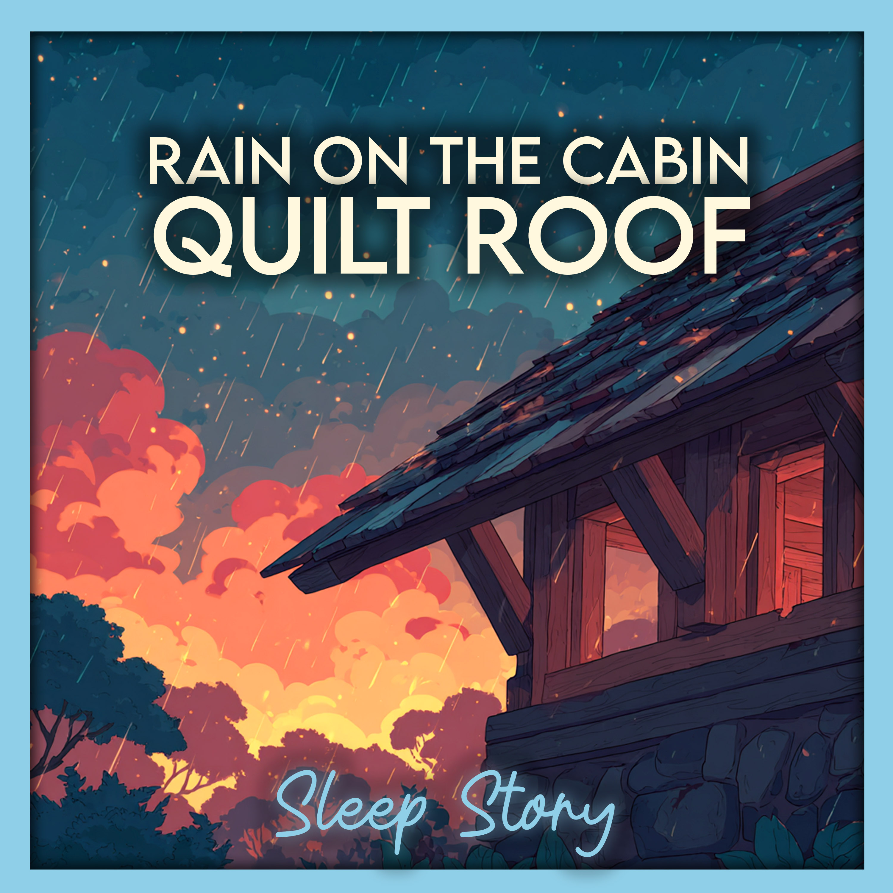 The Little Forest Cabin | Relaxing Sleep Story for Adults with Rain, Firelight, and Calm Narration to Fall Asleep Fast