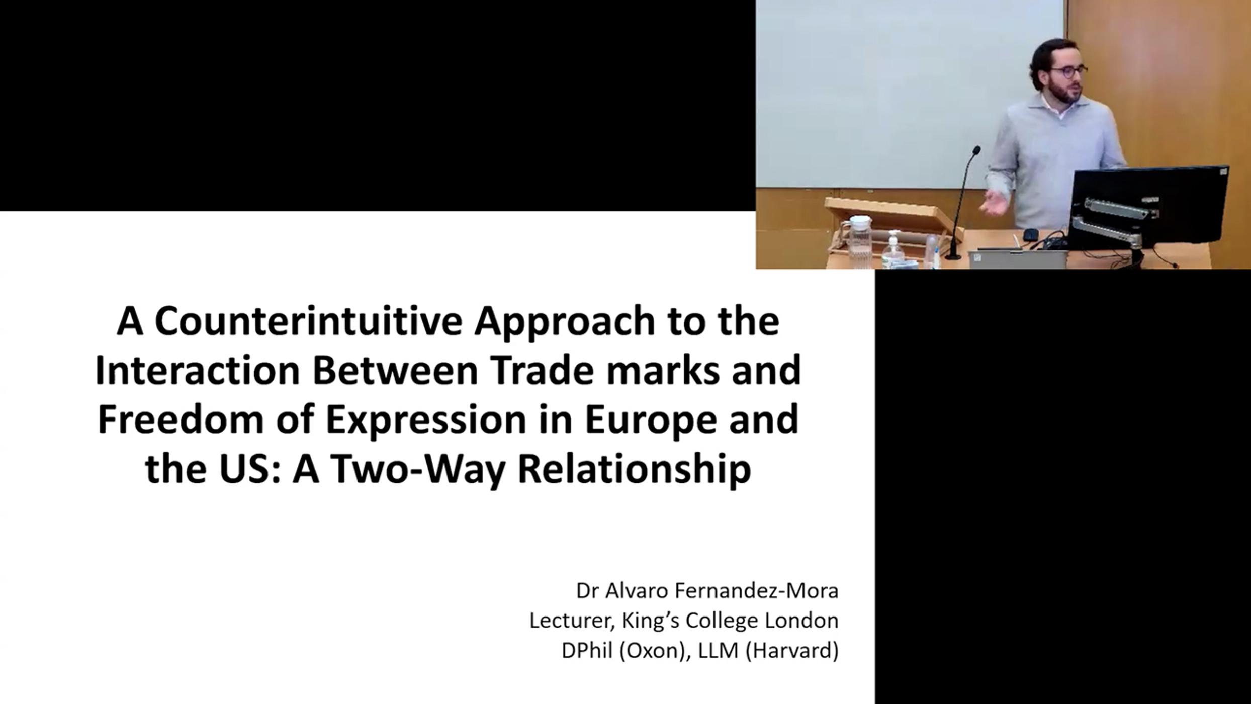 'A Counterintuitive Approach to the Interaction Between Trade marks and Freedom of Expression in Europe and the US: A Two-Way Relationship': CIPIL Evening seminar (audio) episode artwork
