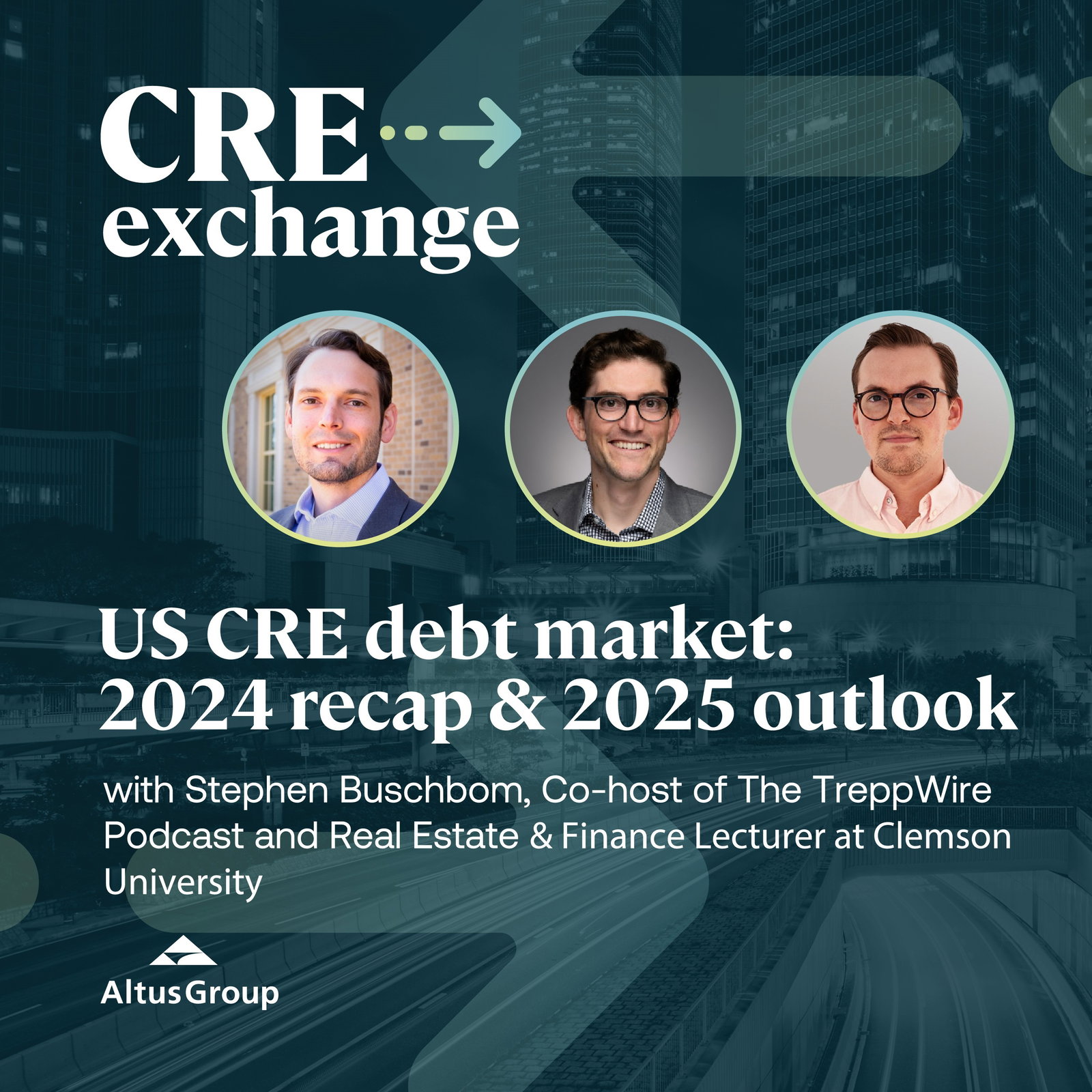 US CRE debt market: 2024 recap and 2025 outlook with Stephen Buschbom episode artwork