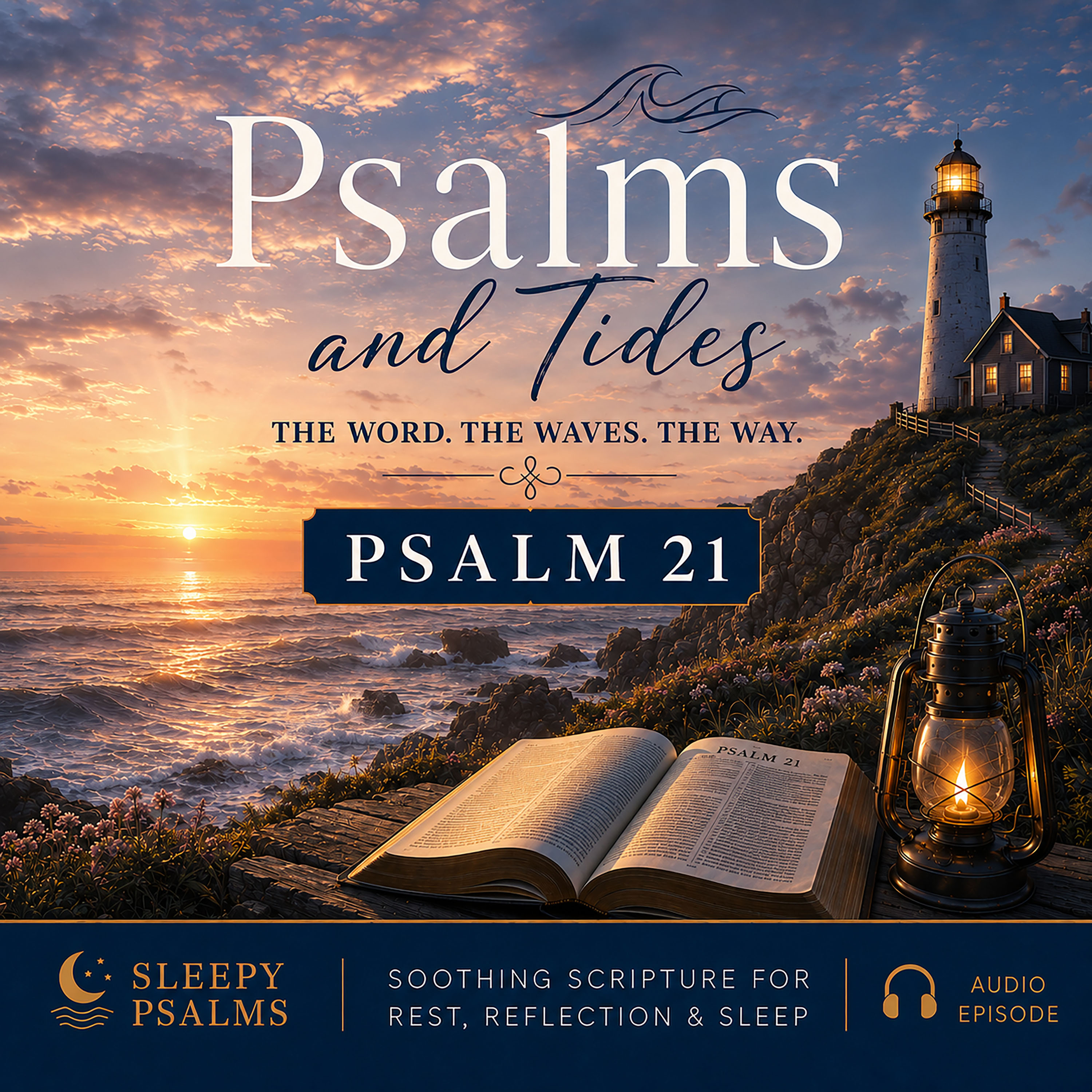 Psalm 21 with Ocean Waves | Psalms and Tides