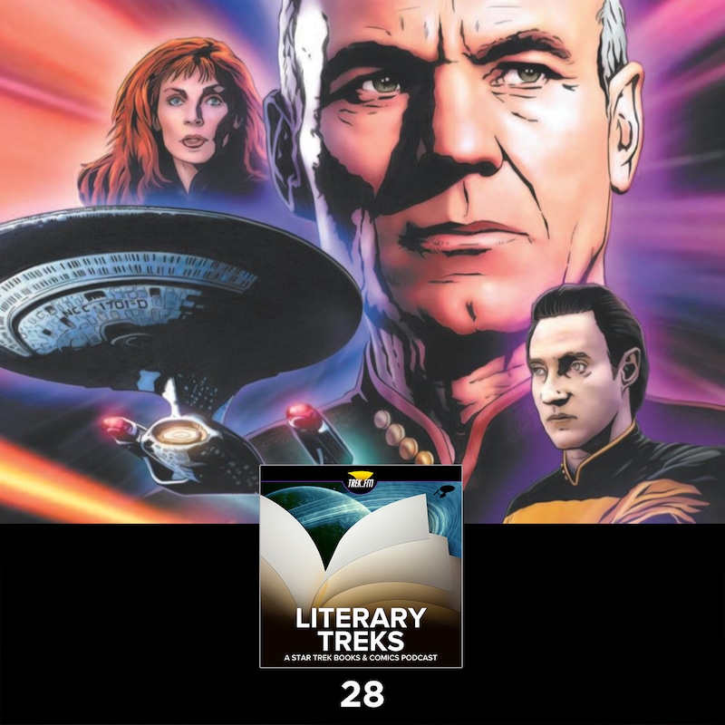 Artwork for podcast Literary Treks: A Star Trek Books and Comics Podcast