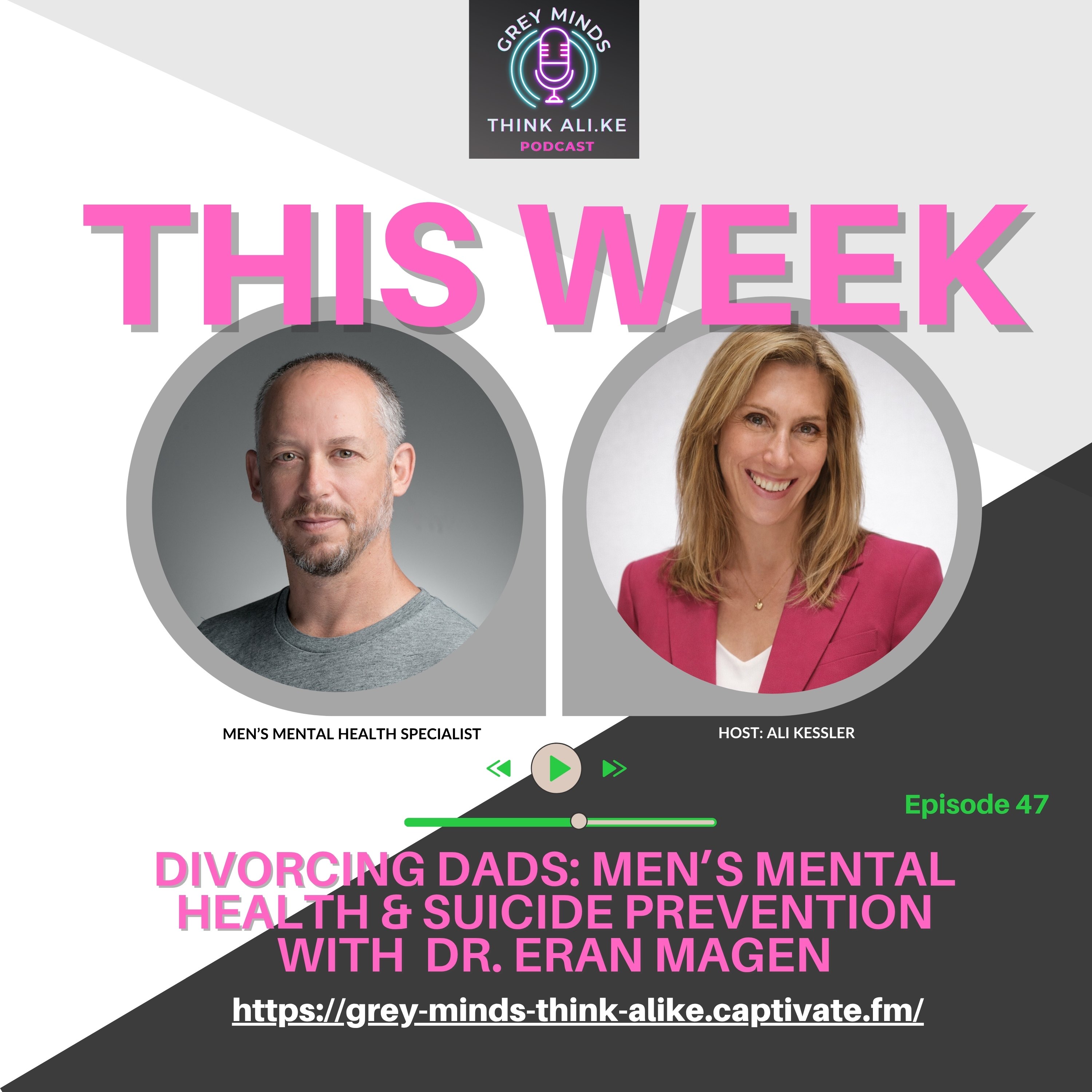 Episode 47: Divorcing Dads, Men’s Mental Health & Suicide Prevention with Dr. Eran Magen episode artwork