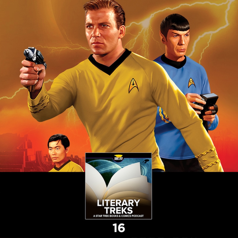Artwork for podcast Literary Treks: A Star Trek Books and Comics Podcast
