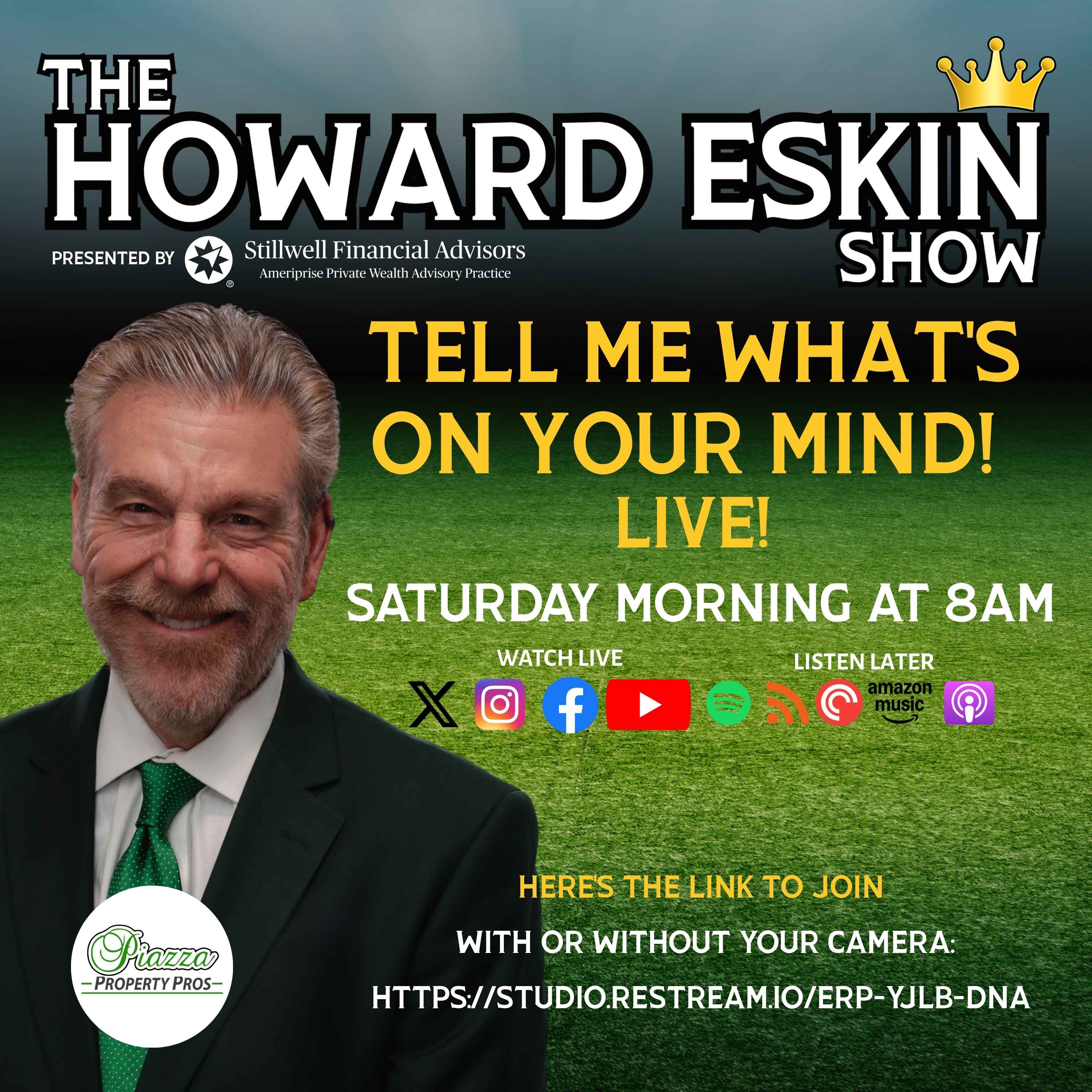 The Howard Eskin Show - #92 - Sports Talk with YOU! episode artwork