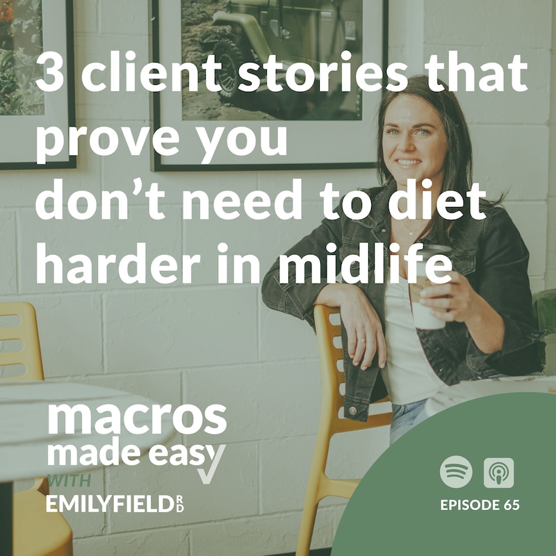 Artwork for podcast Macros Made Easy with Emily Field RD