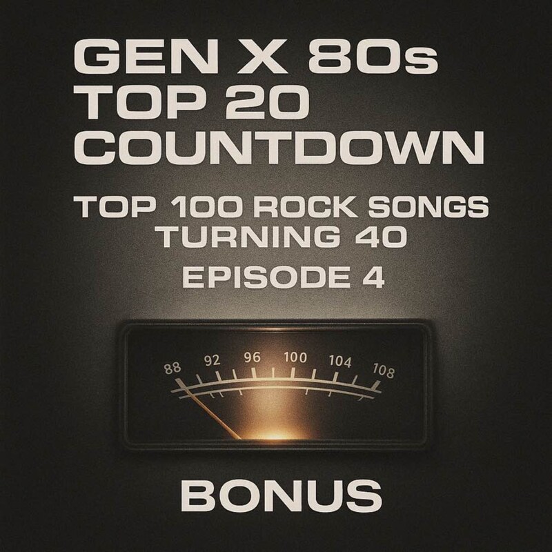 Artwork for podcast Gen X 80s Top 20 Countdown