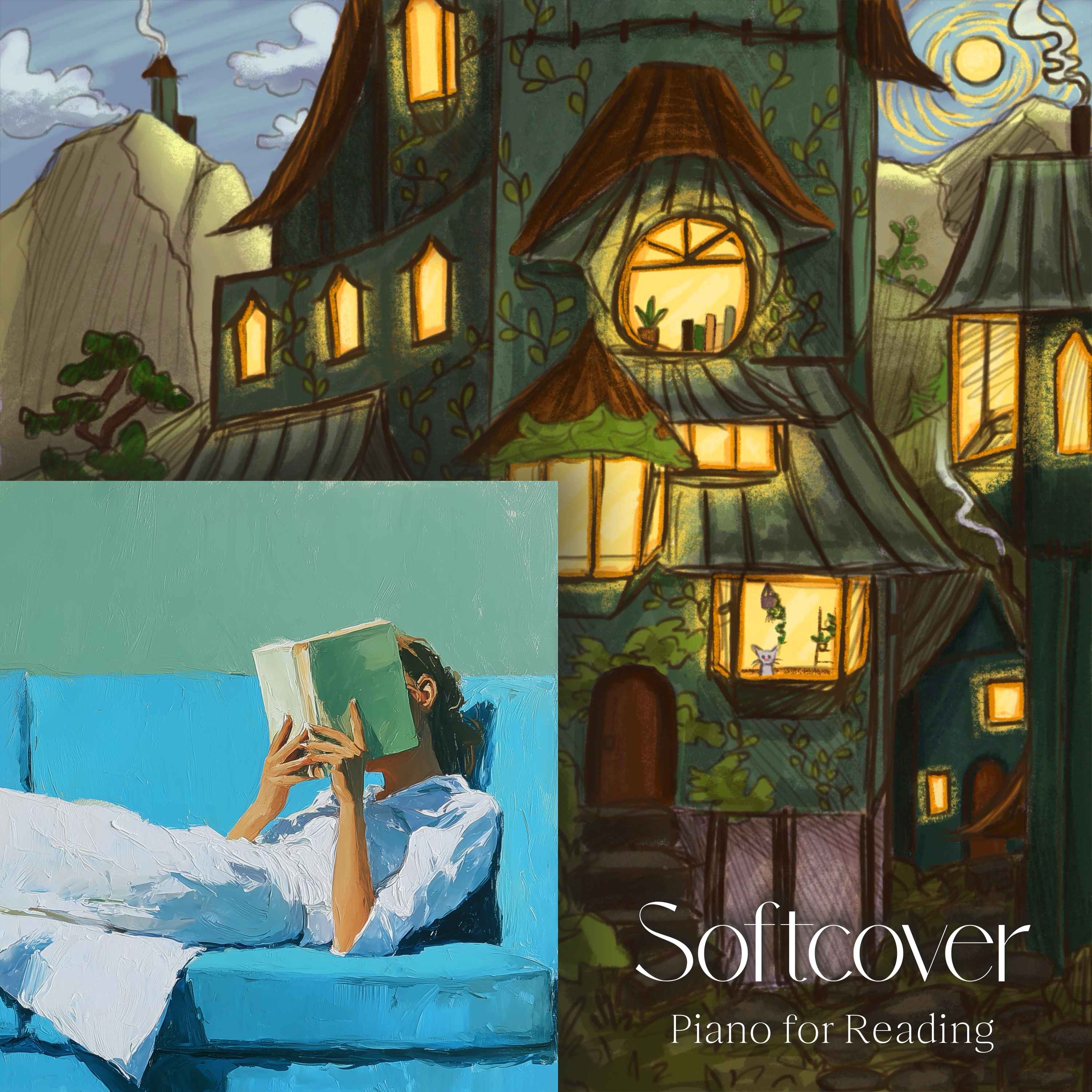 Softcover Reading Piano with Morning Birds - 2 Hours - "As Dusk Arrives" episode artwork