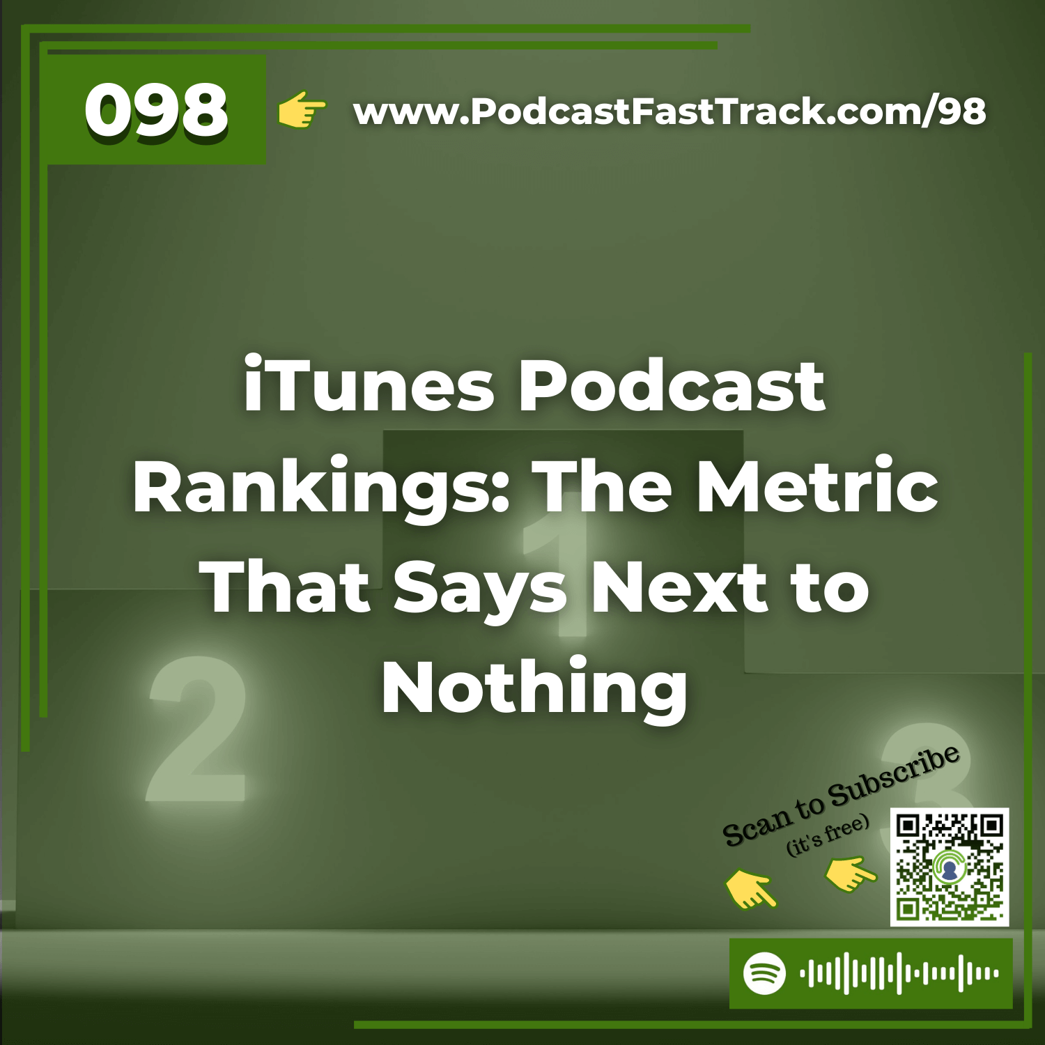 98: iTunes Podcast Rankings: The Metric That Says Next to Nothing