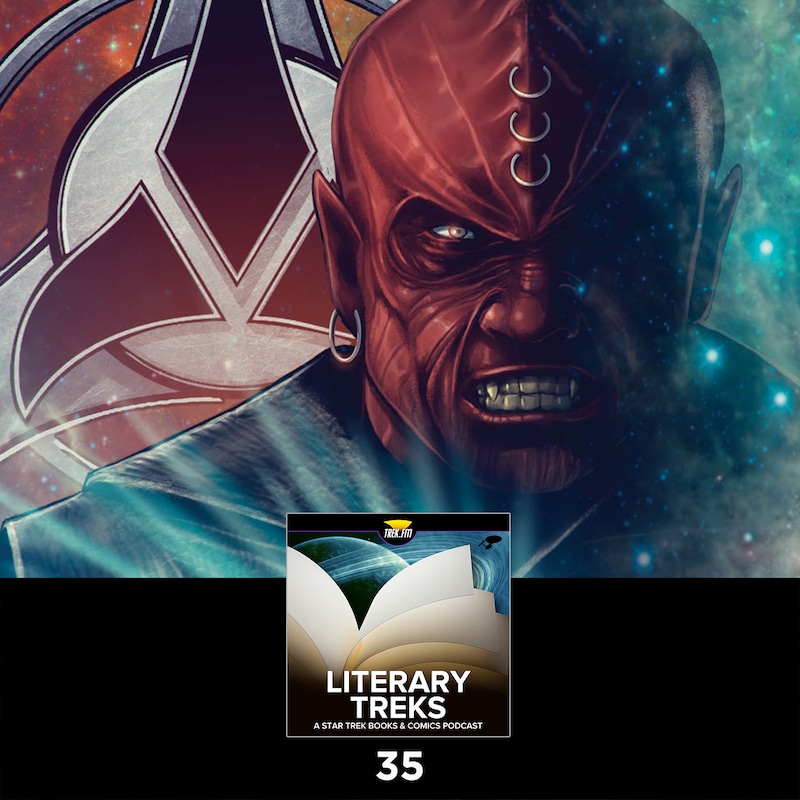 Artwork for podcast Literary Treks: A Star Trek Books and Comics Podcast
