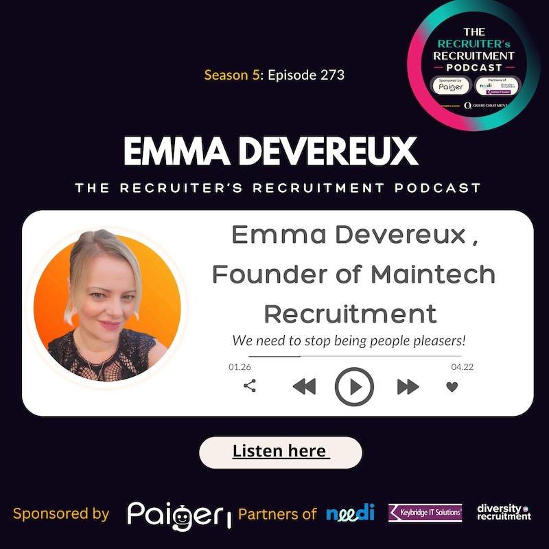 Artwork for podcast The Recruiter's Recruitment Podcast