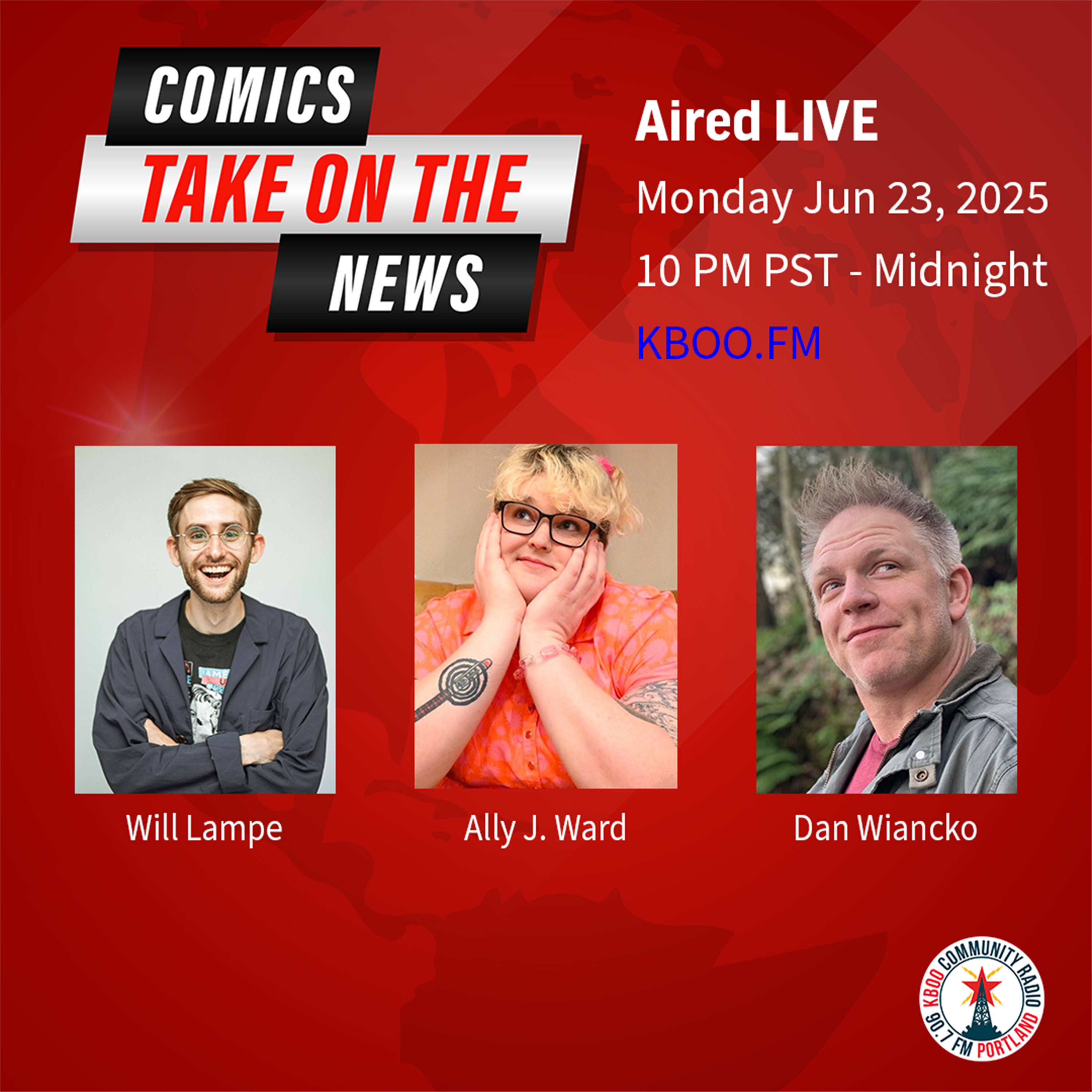 Comics Take on the News and Goat Interations - Part 1 episode artwork