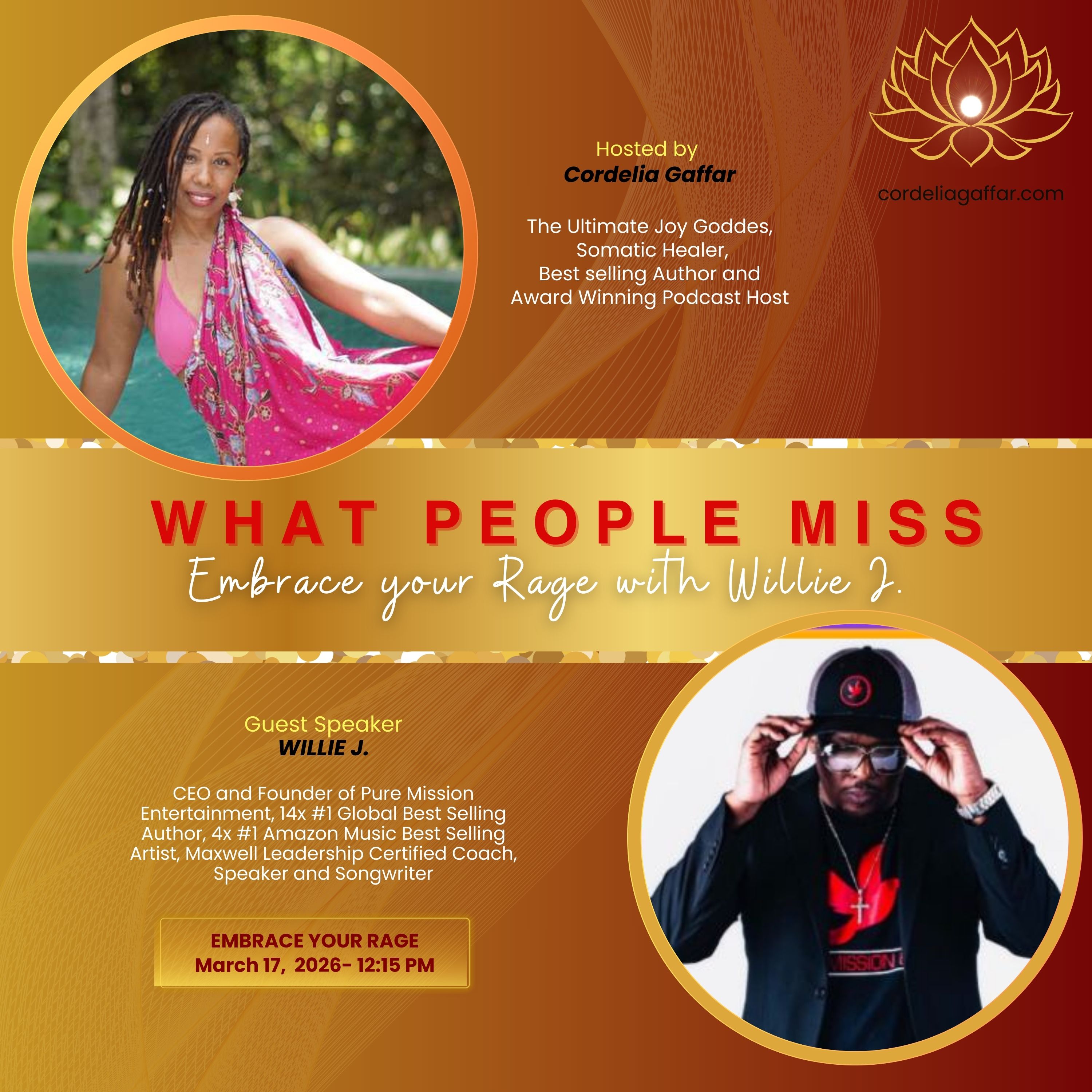 From Rage to Resilience: Embracing Your Inner Power with Willie J episode artwork