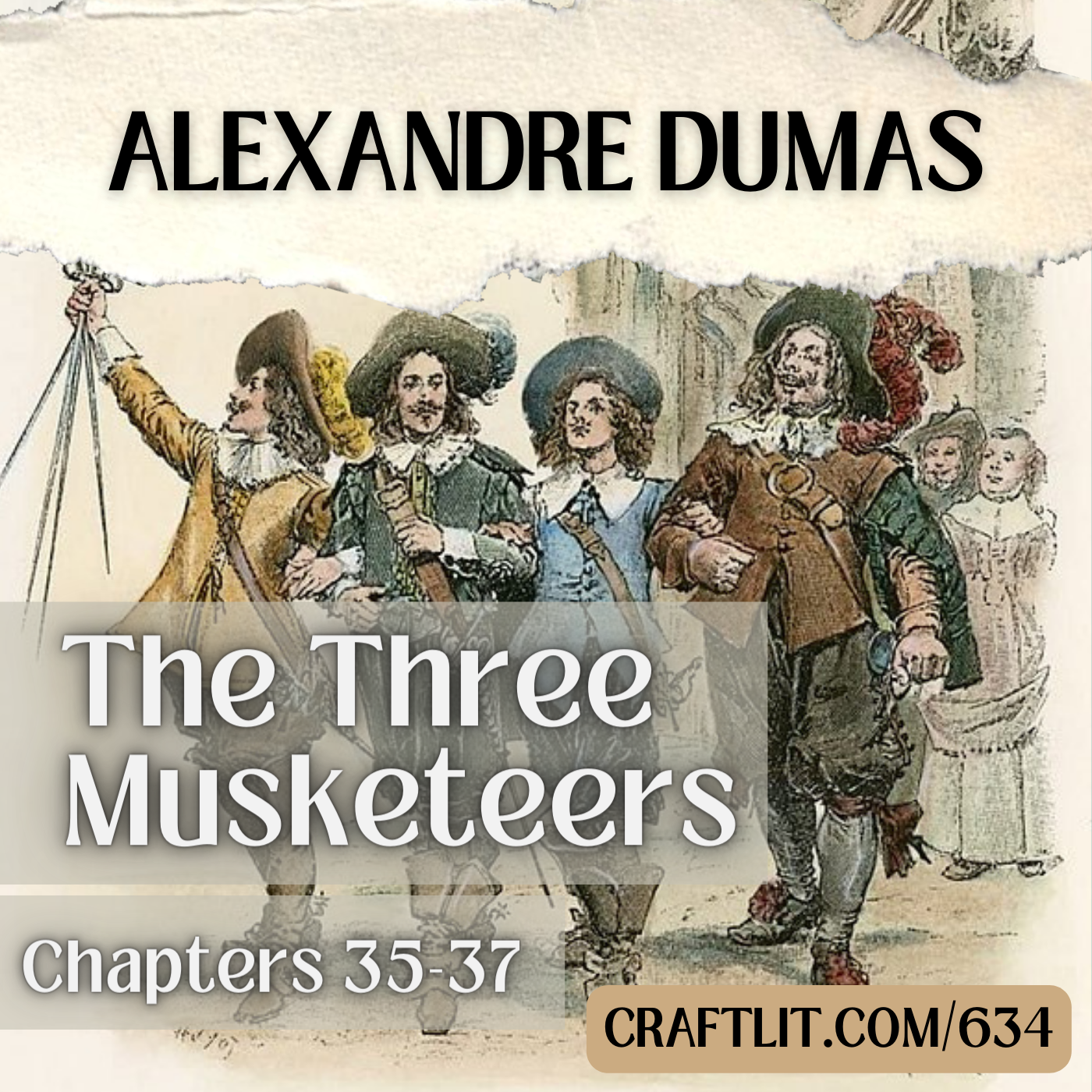 634: Chs 35-37 — The Three Musketeers episode artwork