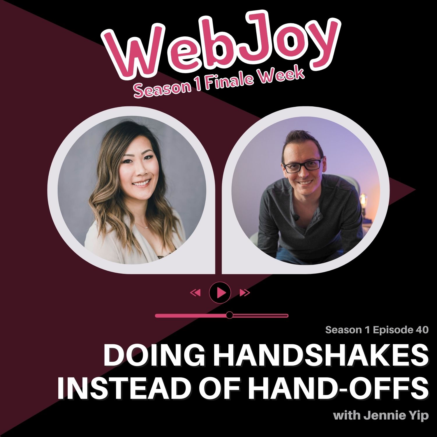 S1 E40: Doing handshakes instead of hand-offs (Jennie / @JennieSYip)