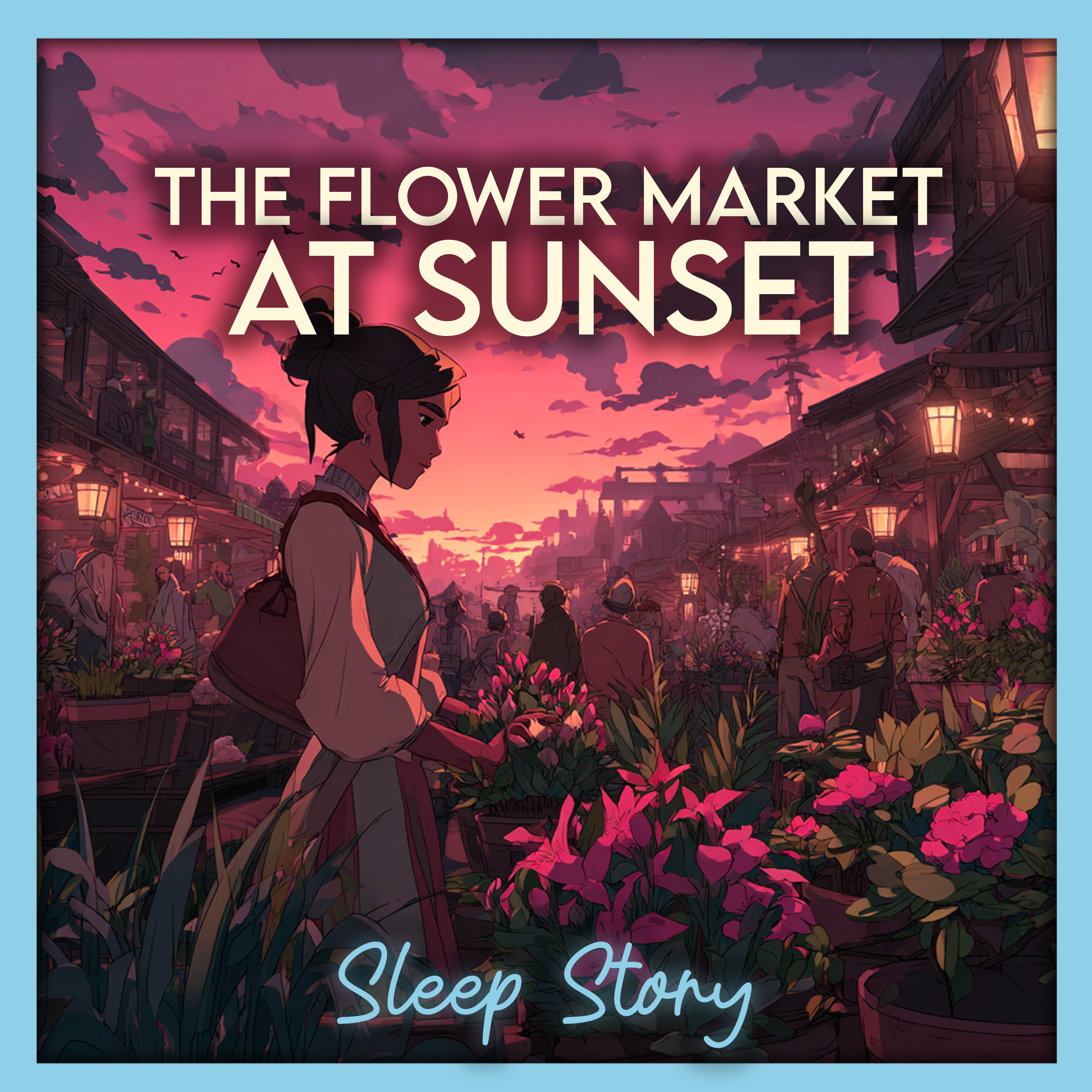 The Magical Flower Market at Sunset | Guided Sleep Story for Adults, Cozy Bedtime Story & Deep Relaxation
