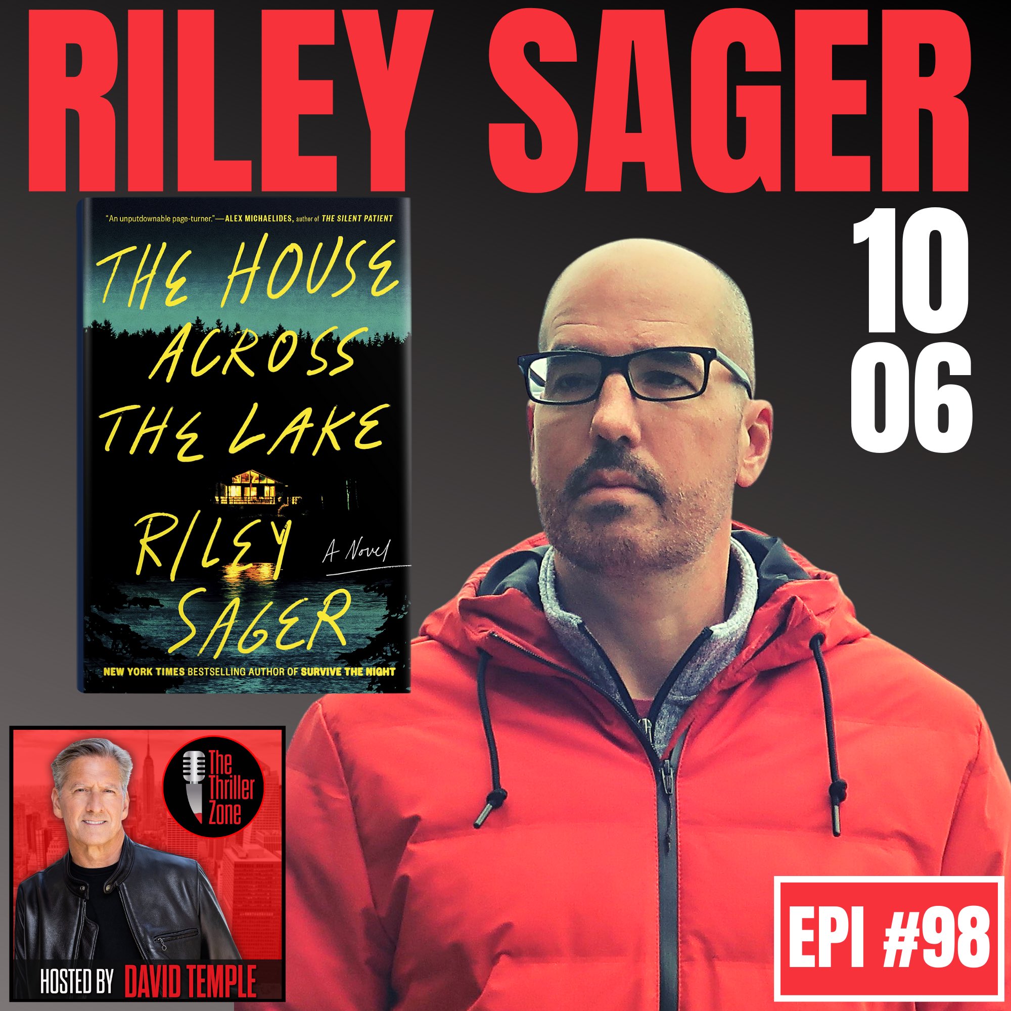 Riley Sager, author of The House Across The Lake Image