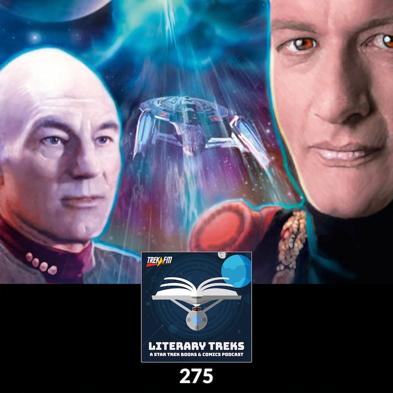 Artwork for podcast Literary Treks: A Star Trek Books and Comics Podcast