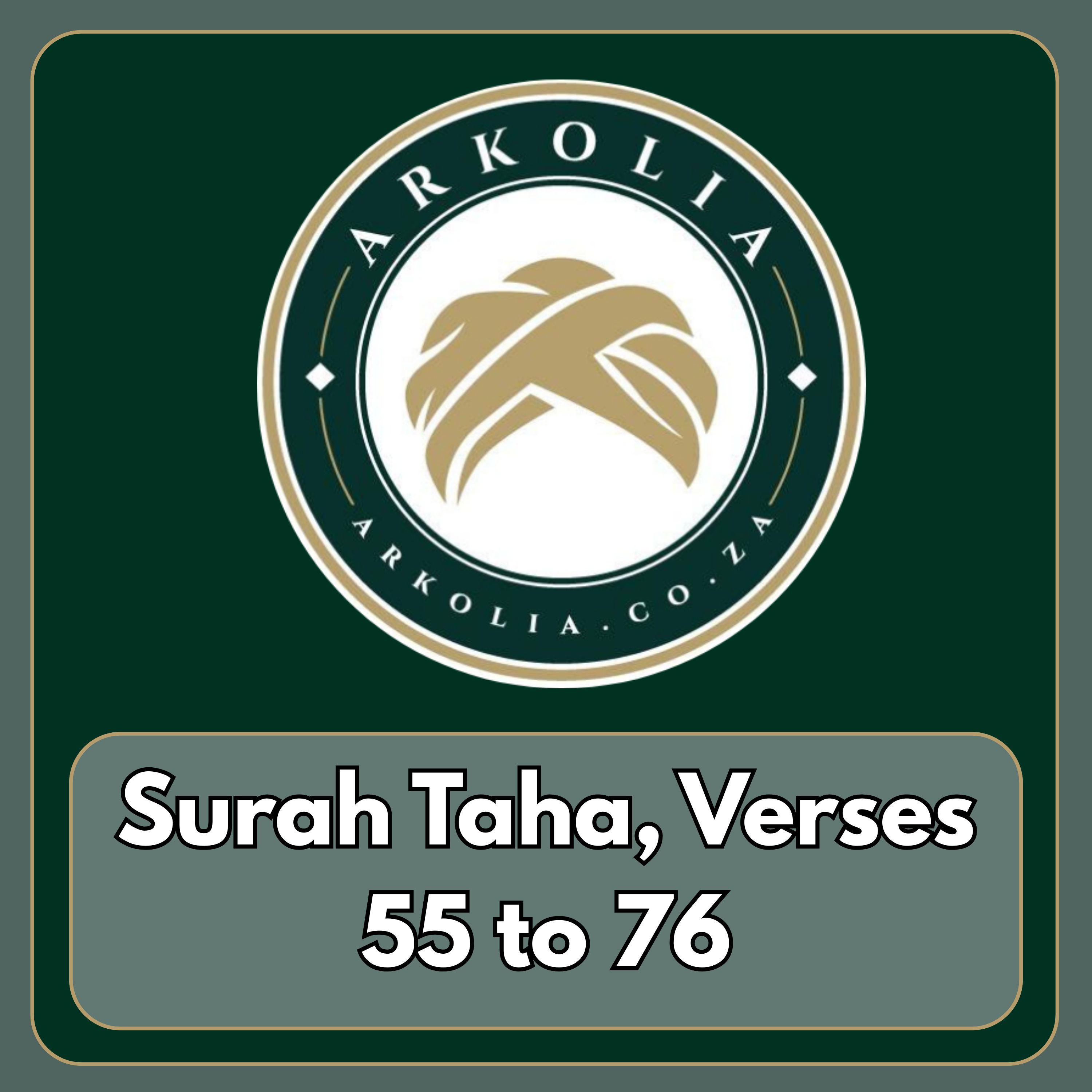Surah Taha verse 55 to 76 episode artwork