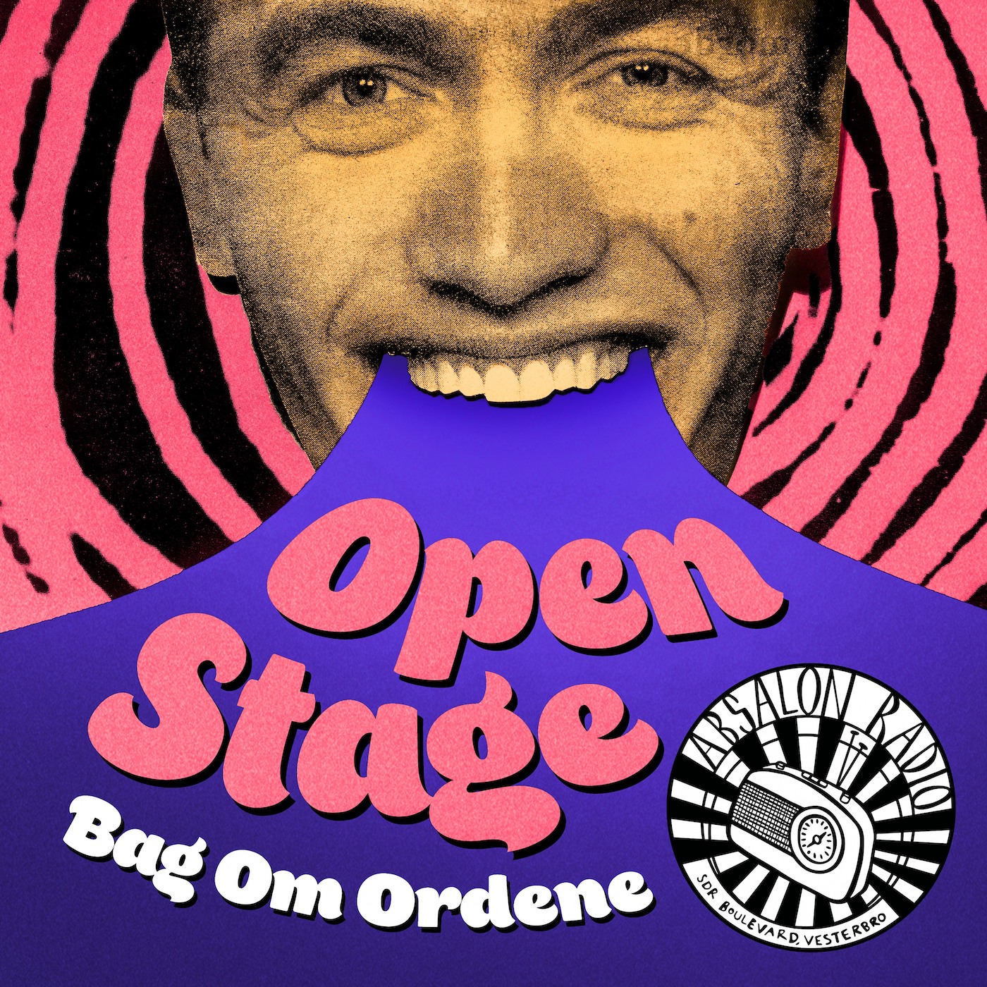 Artwork for Open Stage: Bag om ordene